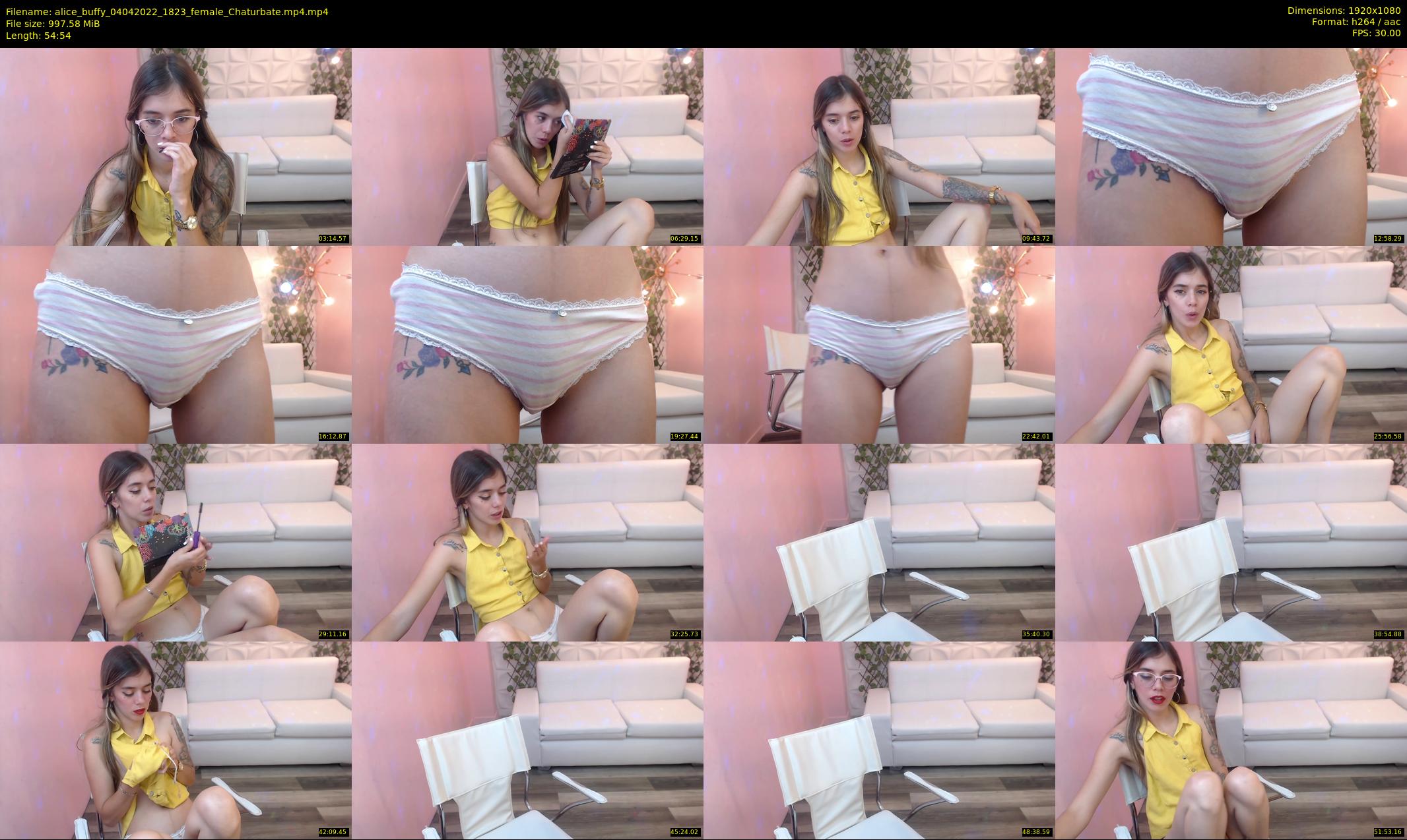 alice_buffy — 55 minute Chaturbate female cam show recording, 1080p, Apr 4, 2022
