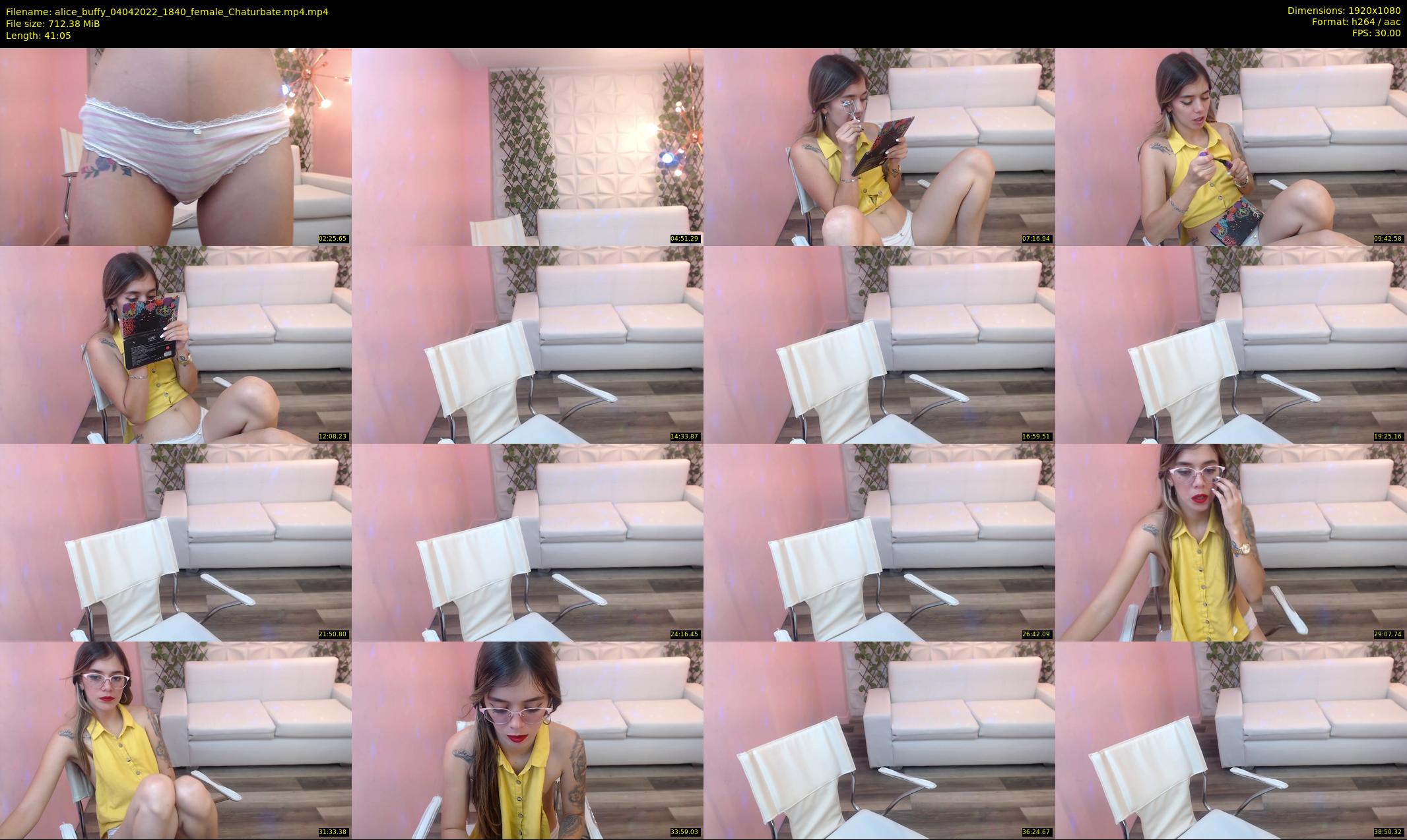 alice_buffy — 42 minute Chaturbate female cam show recording, 1080p, Apr 4, 2022