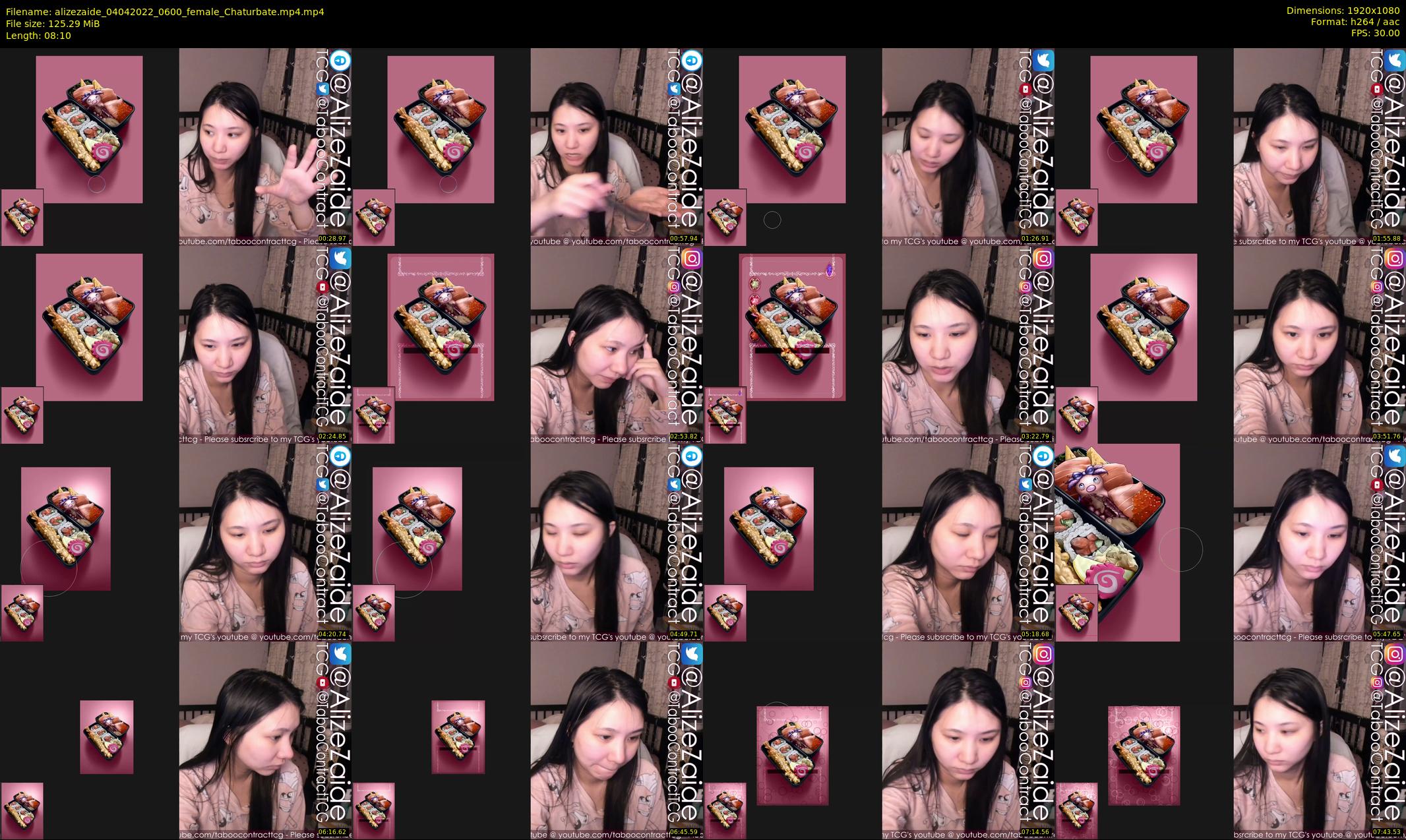 alizezaide — 9 minute Chaturbate female cam show recording, 1080p, Apr 4, 2022