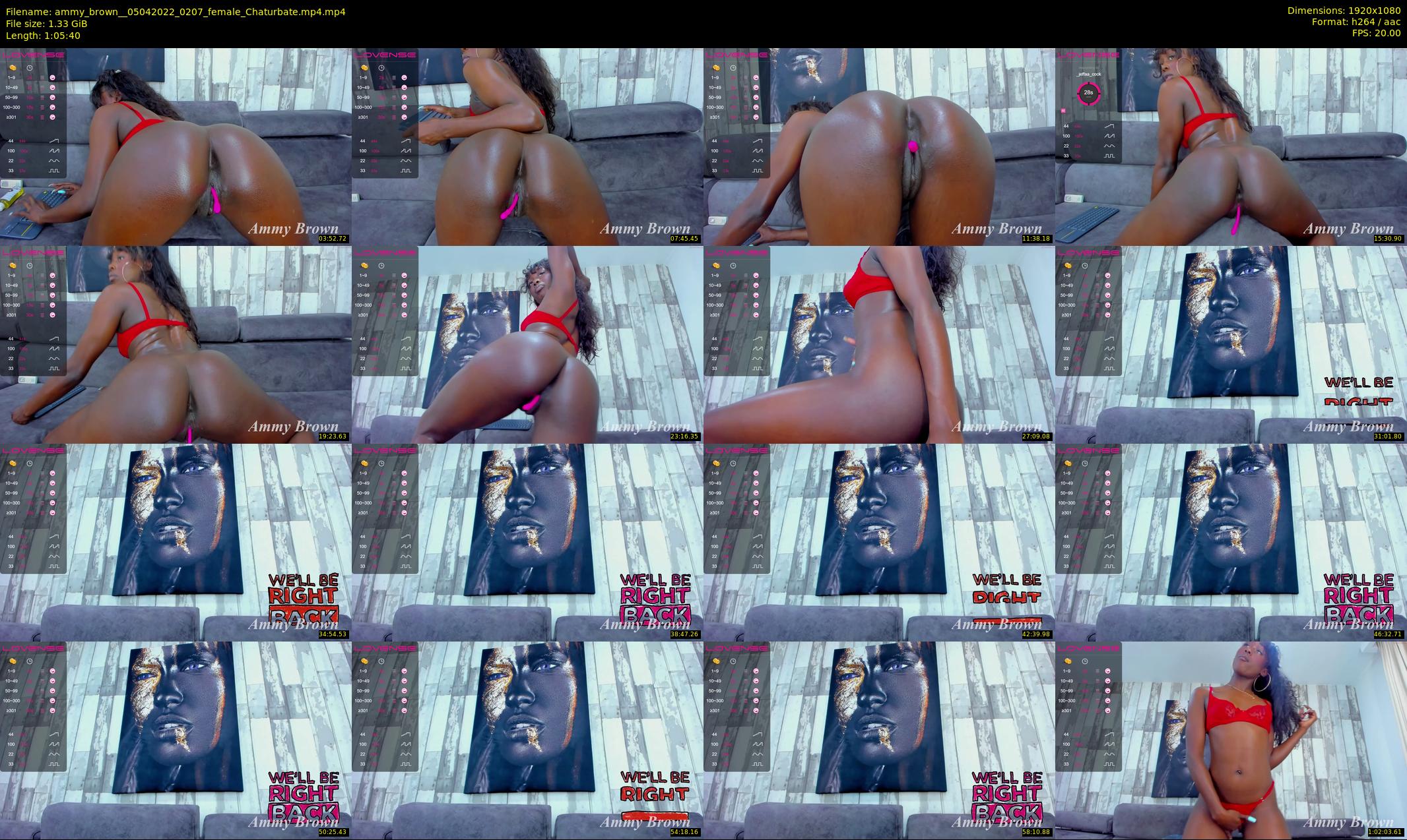 ammy_brown_ — 66 minute Chaturbate female cam show recording, 1080p, Apr 5, 2022