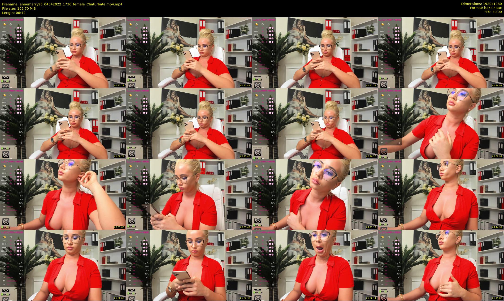 annemarry96 — 7 minute Chaturbate female cam show recording, 1080p, Apr 4, 2022