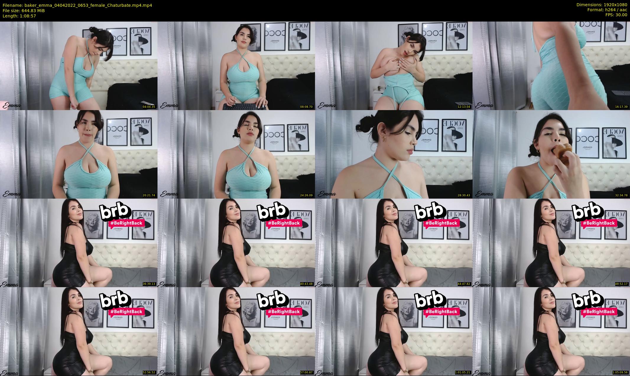baker_emma — 69 minute Chaturbate female cam show recording, 1080p, Apr 4, 2022