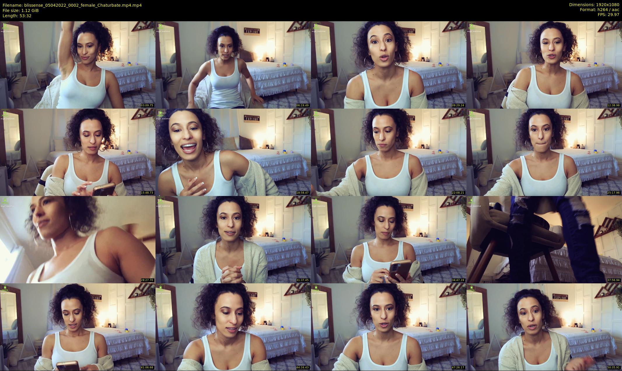 blissense — 54 minute Chaturbate female cam show recording, 1080p, Apr 5, 2022