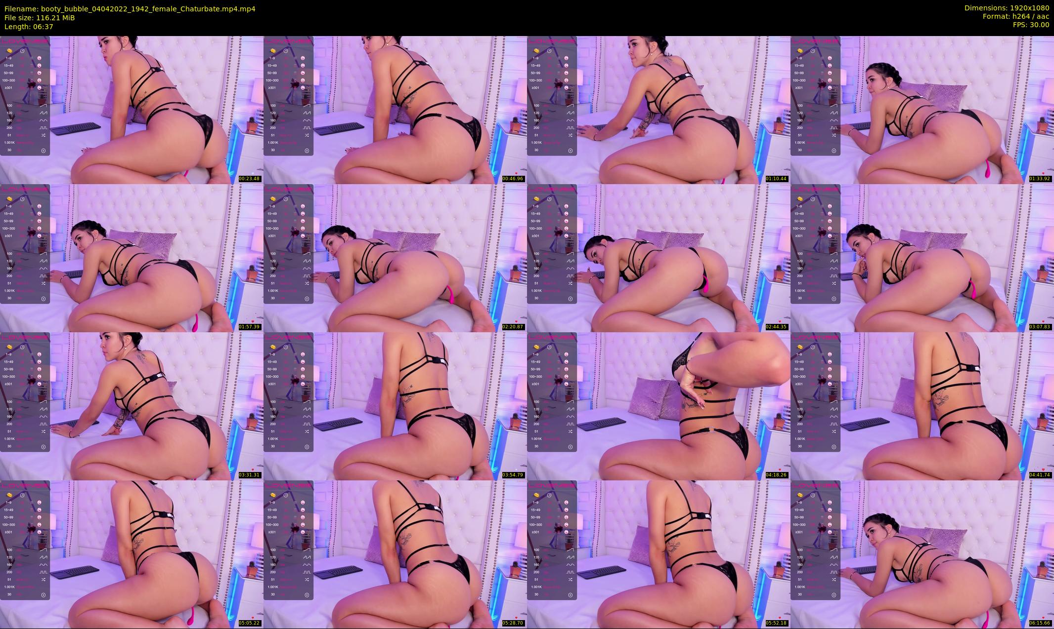 booty_bubble — 7 minute Chaturbate female cam show recording, 1080p, Apr 4, 2022