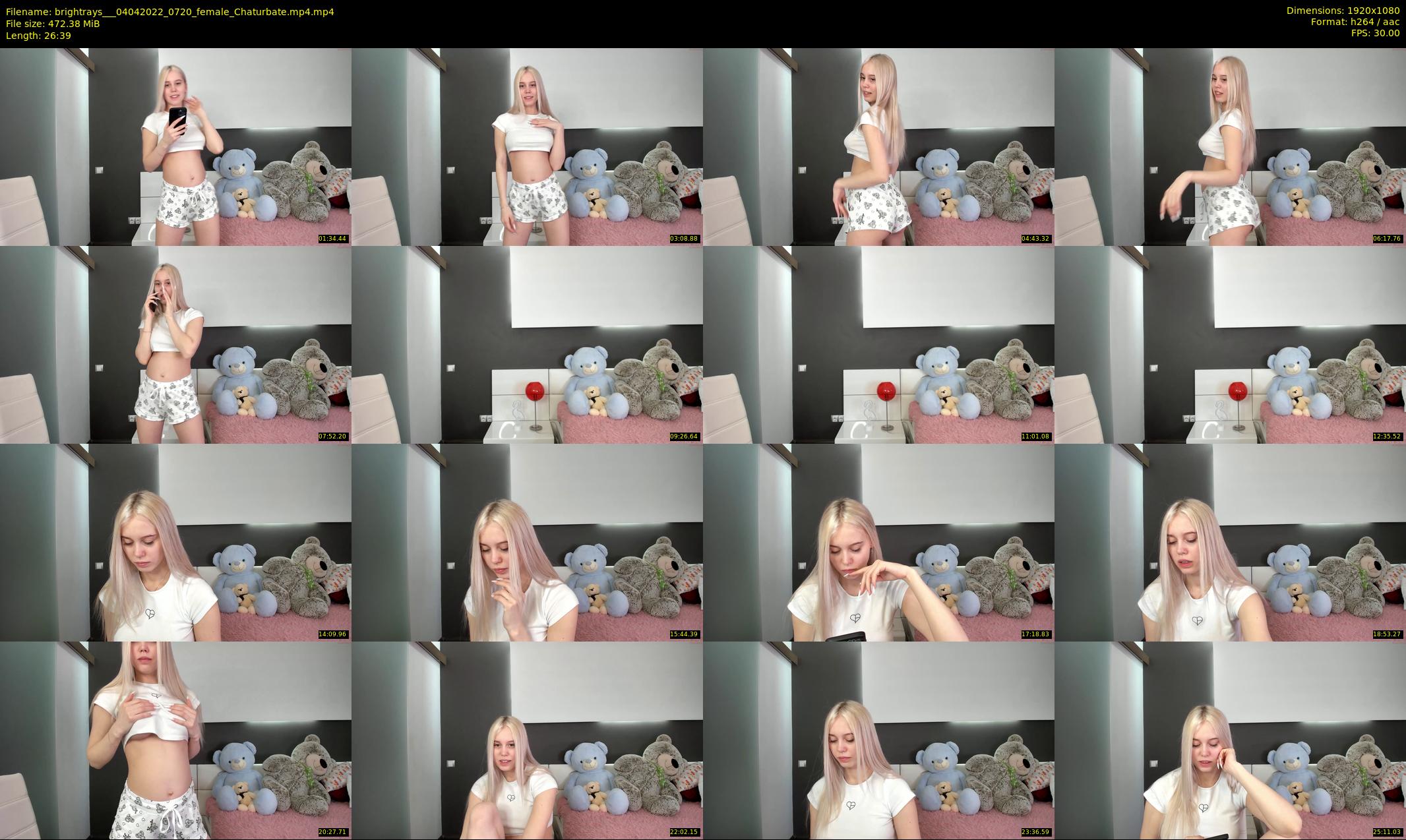 brightrays__ — 27 minute Chaturbate female cam show recording, 1080p, Apr 4, 2022