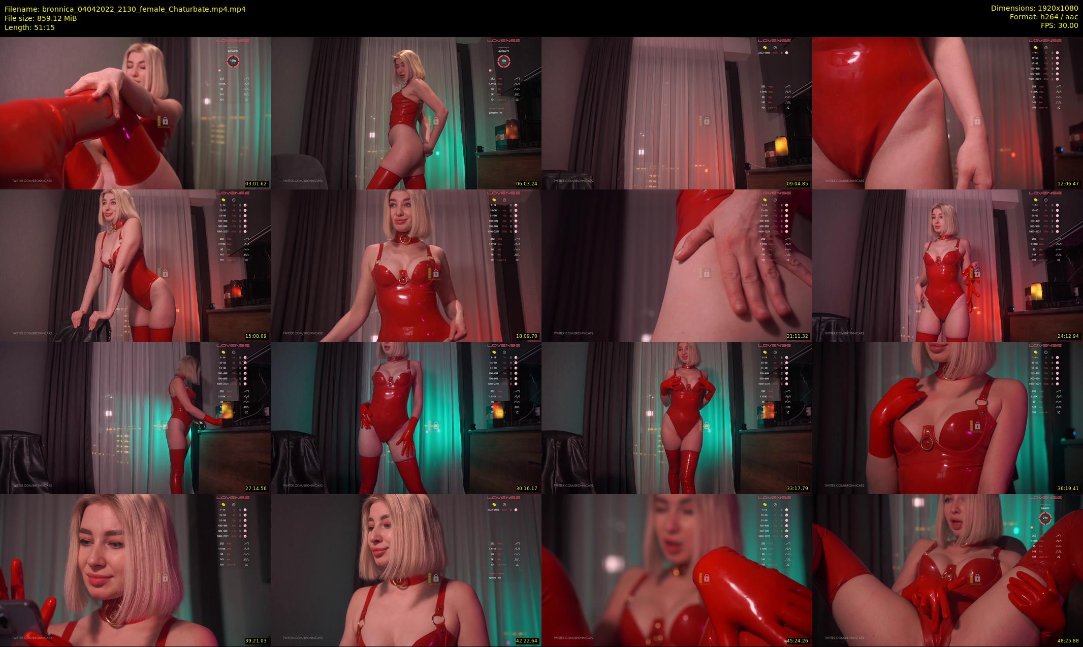 bronnica — 52 minute Chaturbate female cam show recording, 1080p, Apr 4, 2022