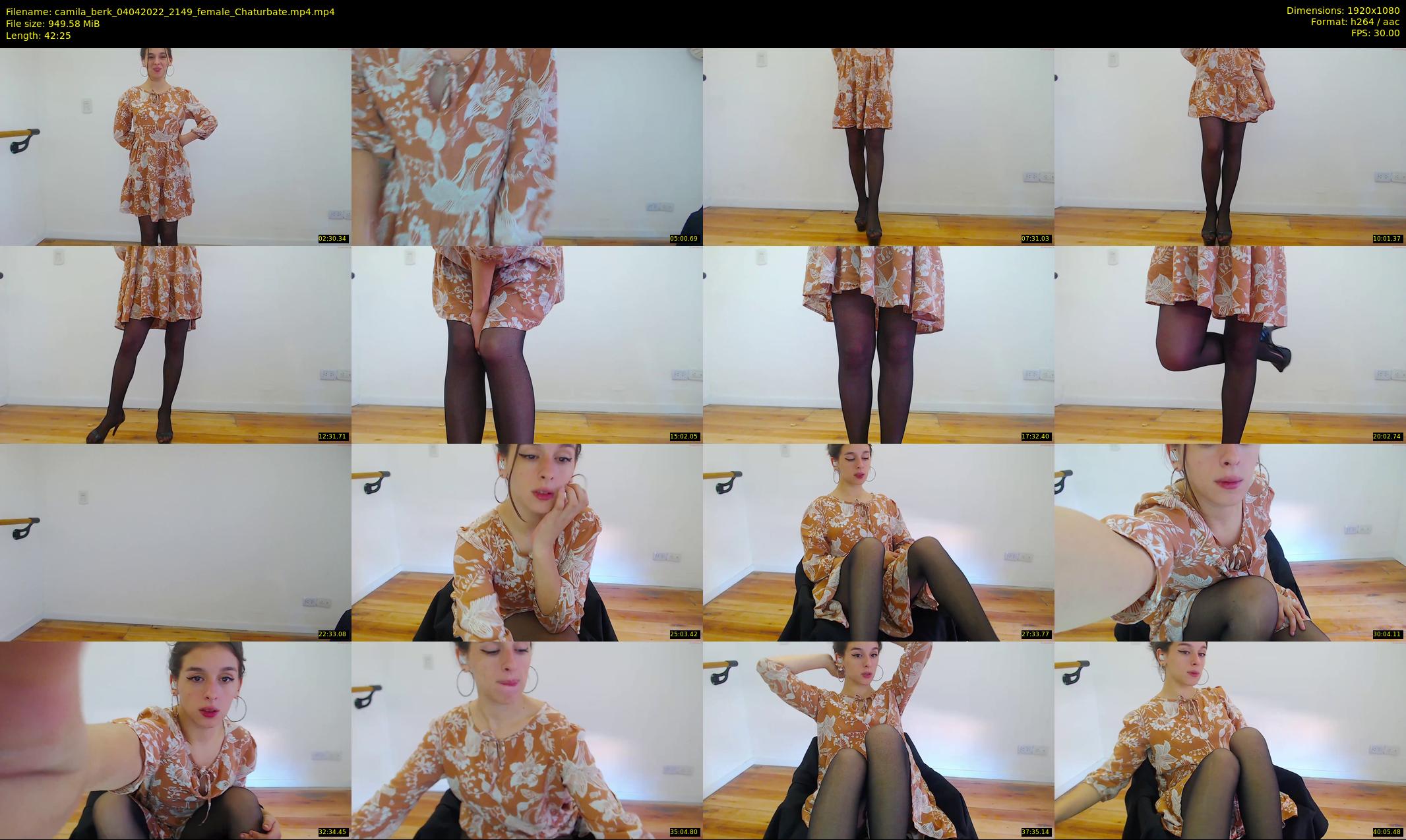 camila_berk — 43 minute Chaturbate female cam show recording, 1080p, Apr 4, 2022