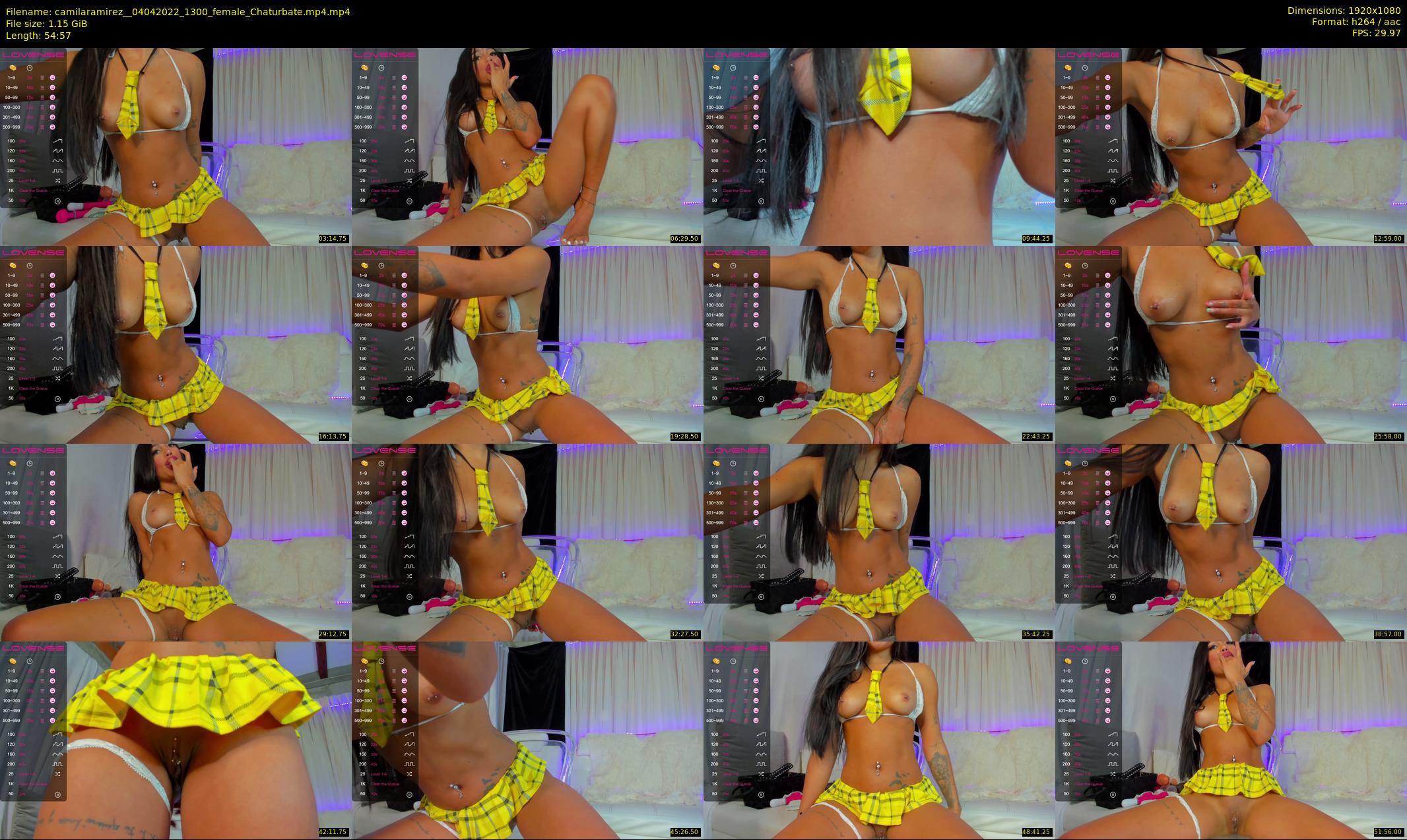 camilaramirez_ — 55 minute Chaturbate female cam show recording, 1080p, Apr 4, 2022