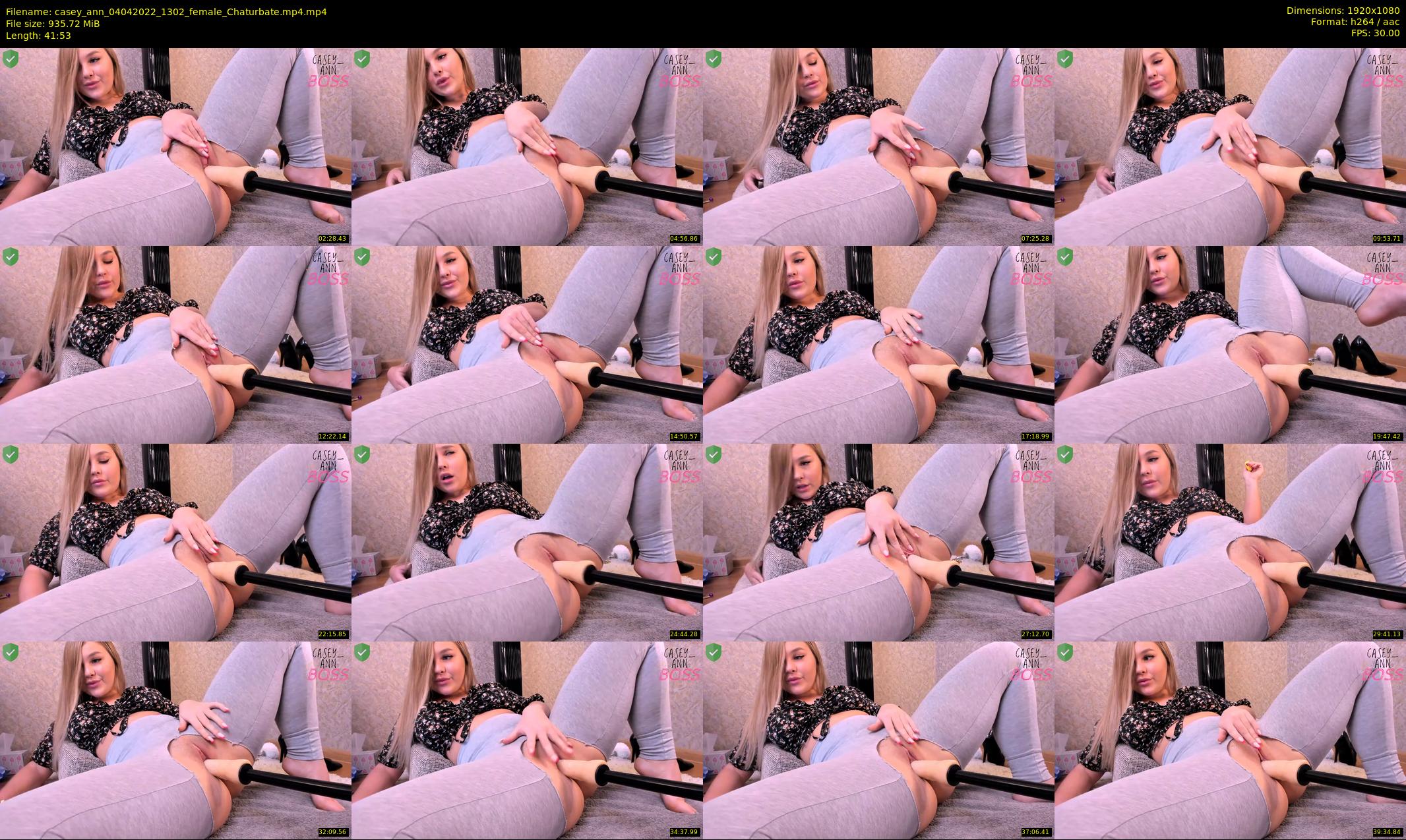 casey_ann — 42 minute Chaturbate female cam show recording, 1080p, Apr 4, 2022