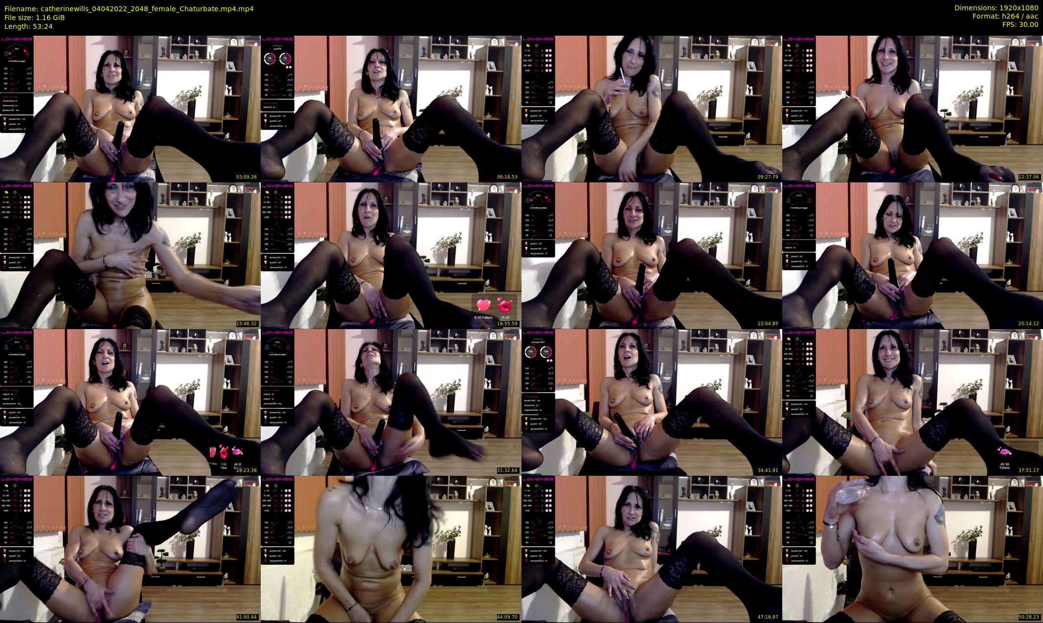 catherinewills — 54 minute Chaturbate female cam show recording, 1080p, Apr 4, 2022