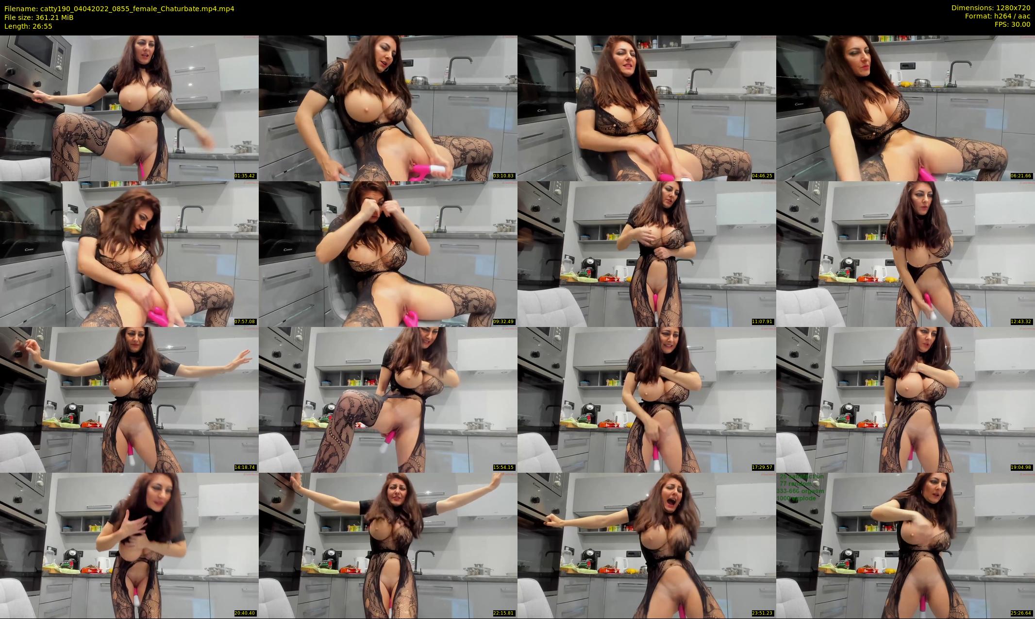 catty190 — 27 minute Chaturbate female cam show recording, 720p, Apr 4, 2022