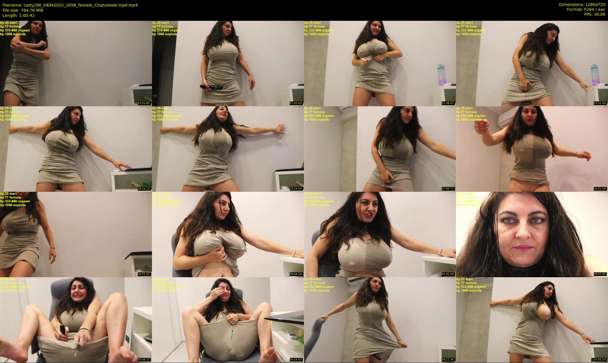catty190 — 66 minute Chaturbate female cam show recording, 720p, Apr 4, 2022
