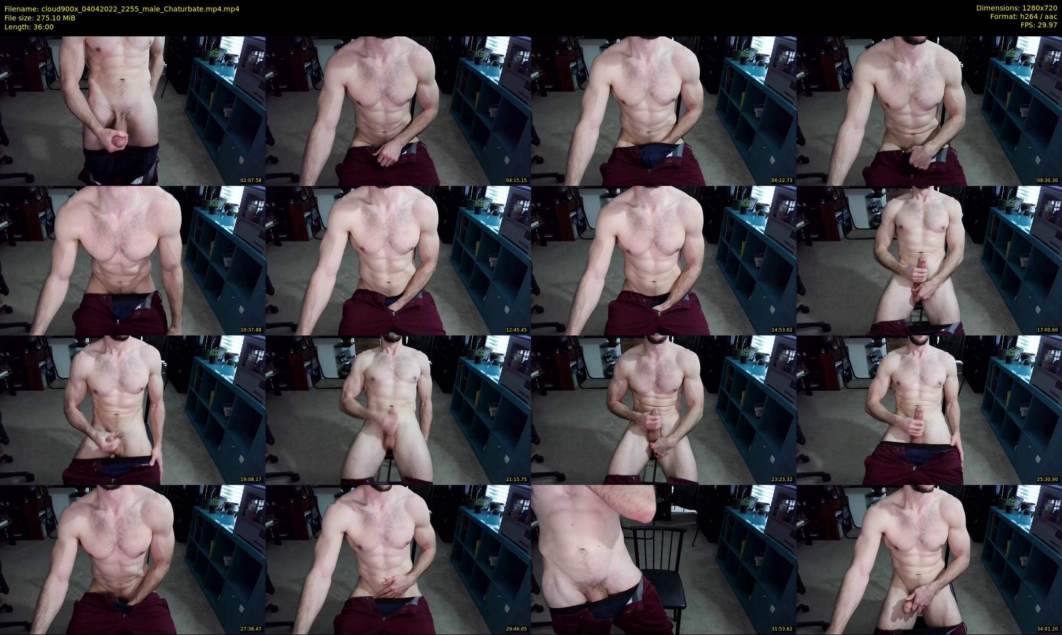 cloud900x — 36 minute Chaturbate male cam show recording, 720p, Apr 4, 2022