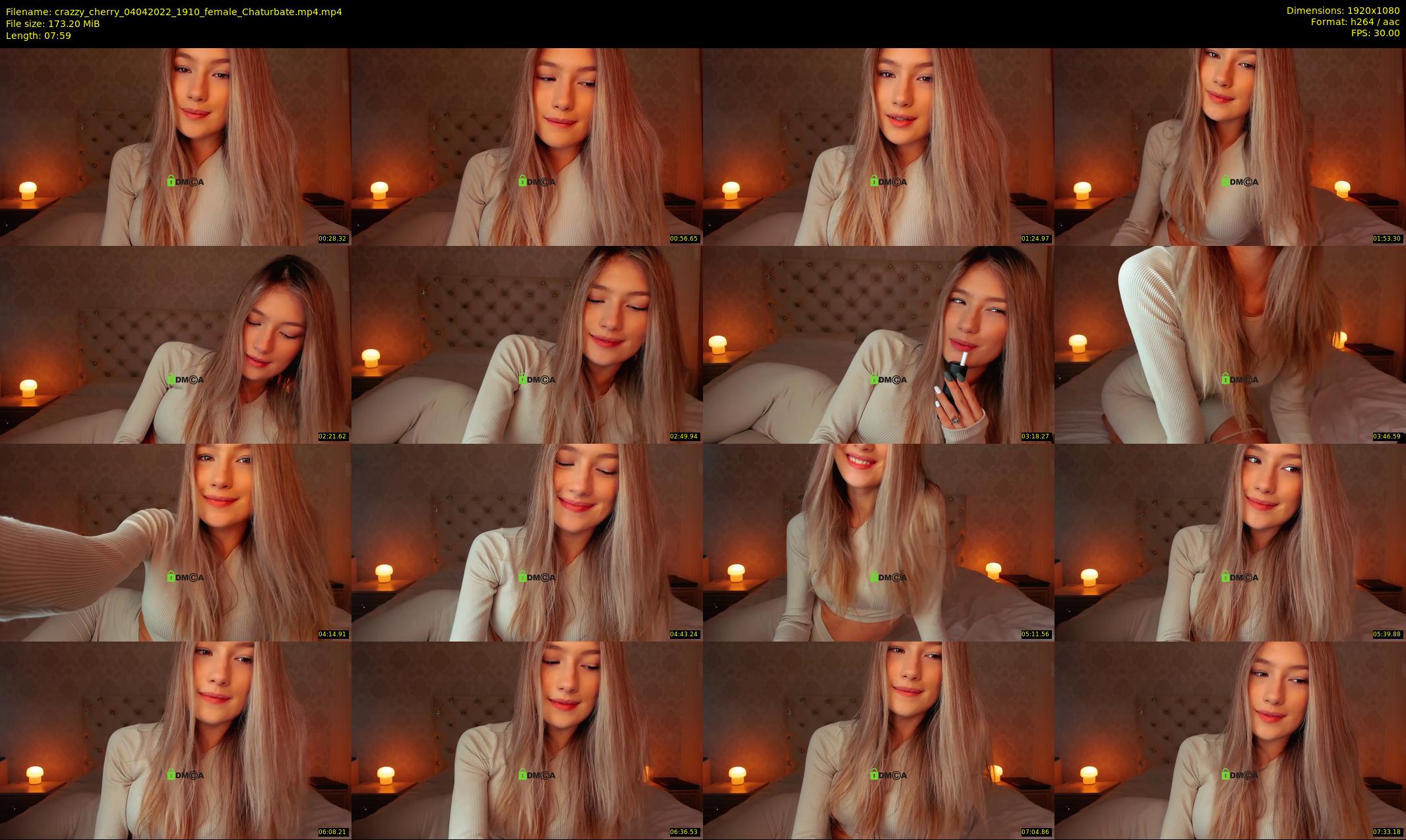 crazzy_cherry — 8 minute Chaturbate female cam show recording, 1080p, Apr 4, 2022