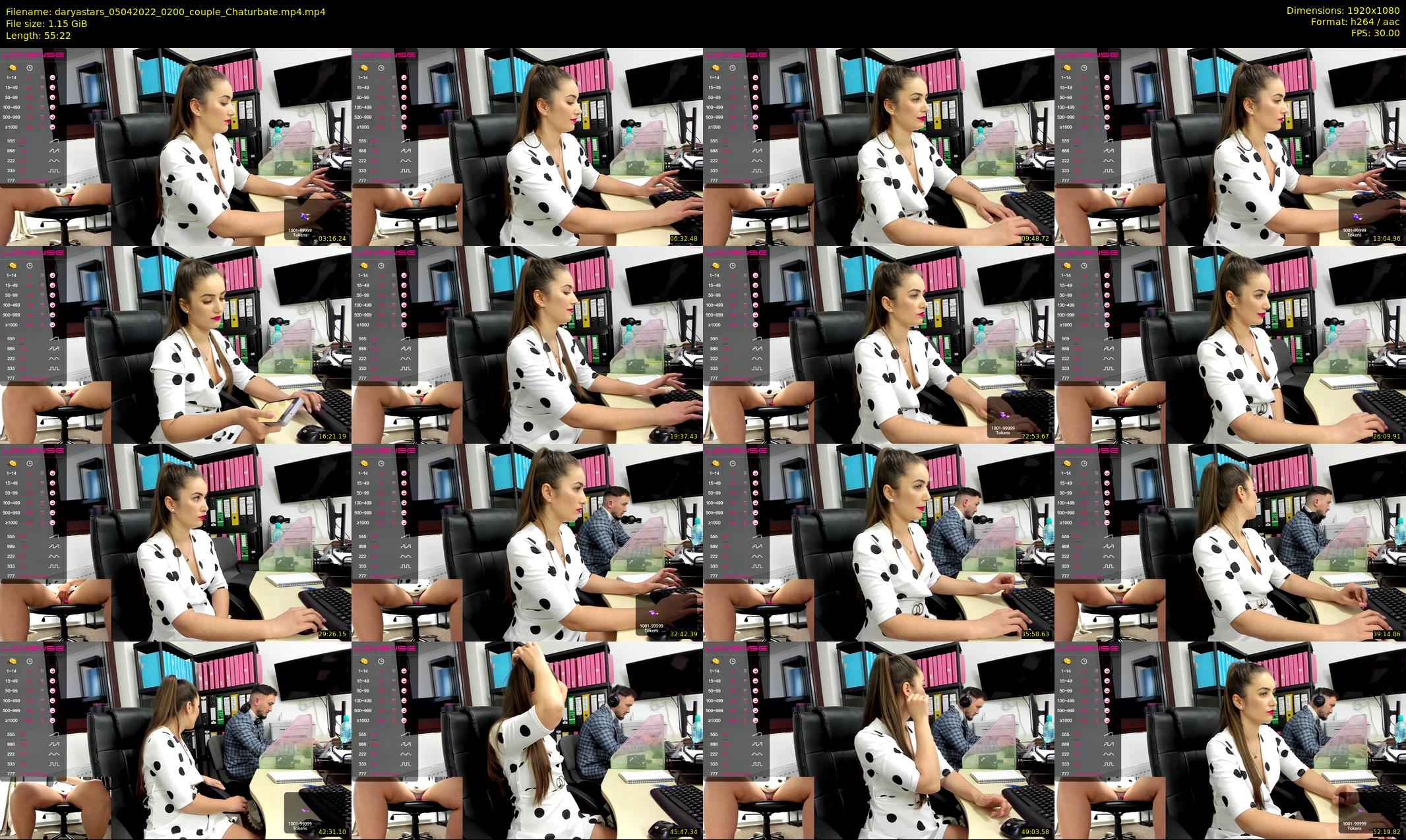 daryastars — 56 minute Chaturbate couple cam show recording, 1080p, Apr 5, 2022