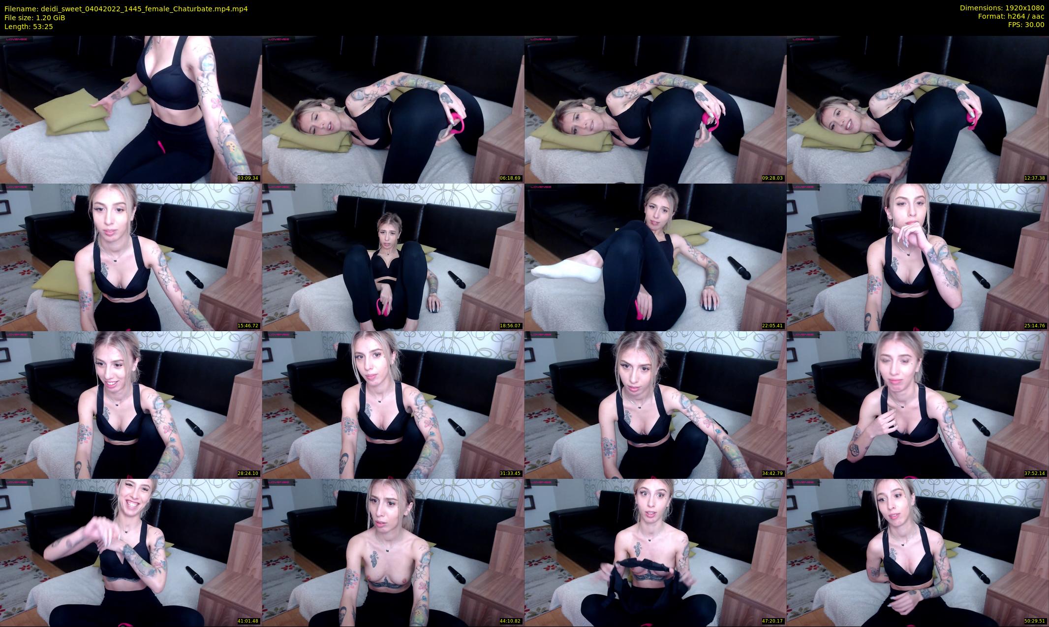 deidi_sweet — 54 minute Chaturbate female cam show recording, 1080p, Apr 4, 2022