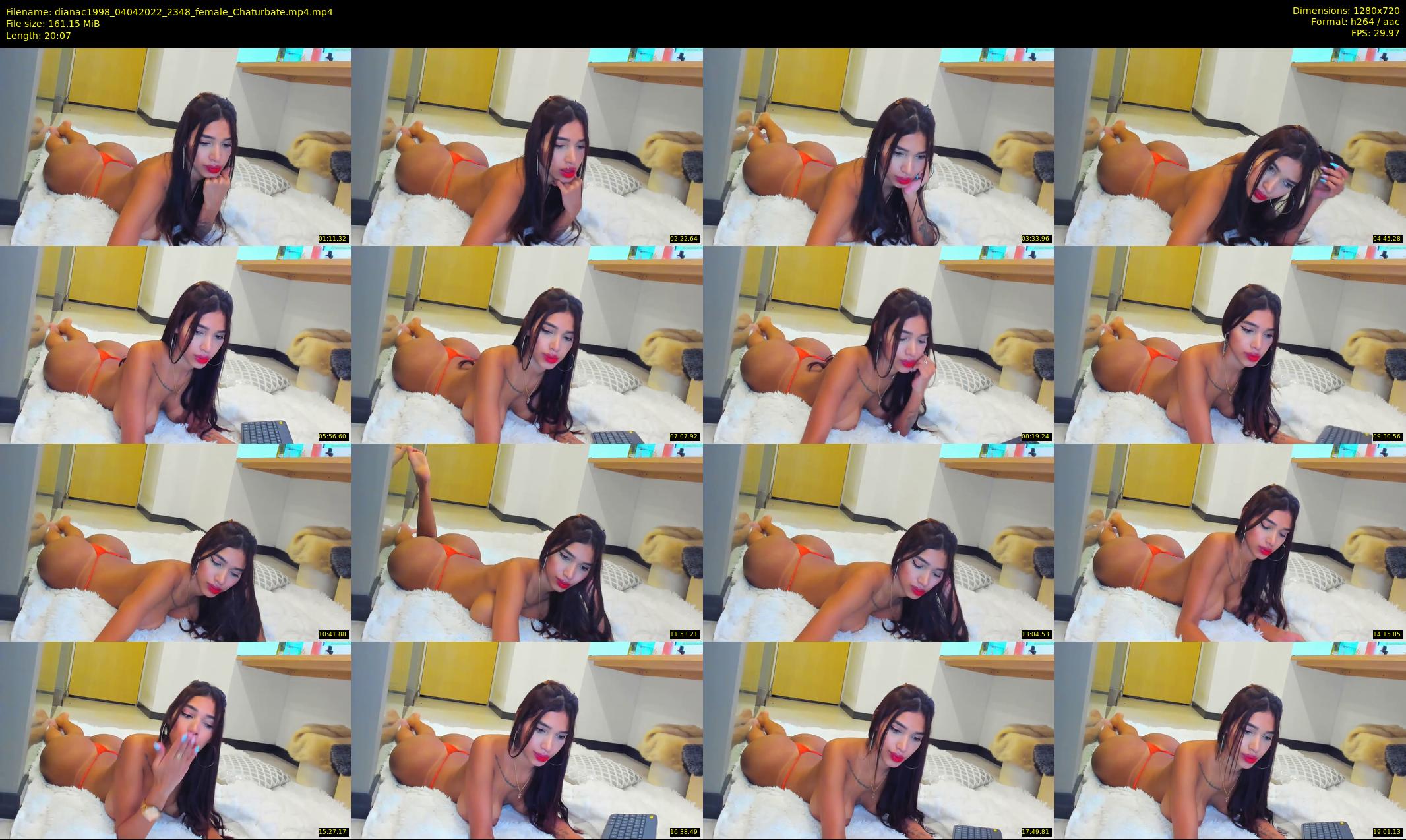 dianac1998 — 21 minute Chaturbate female cam show recording, 720p, Apr 4, 2022