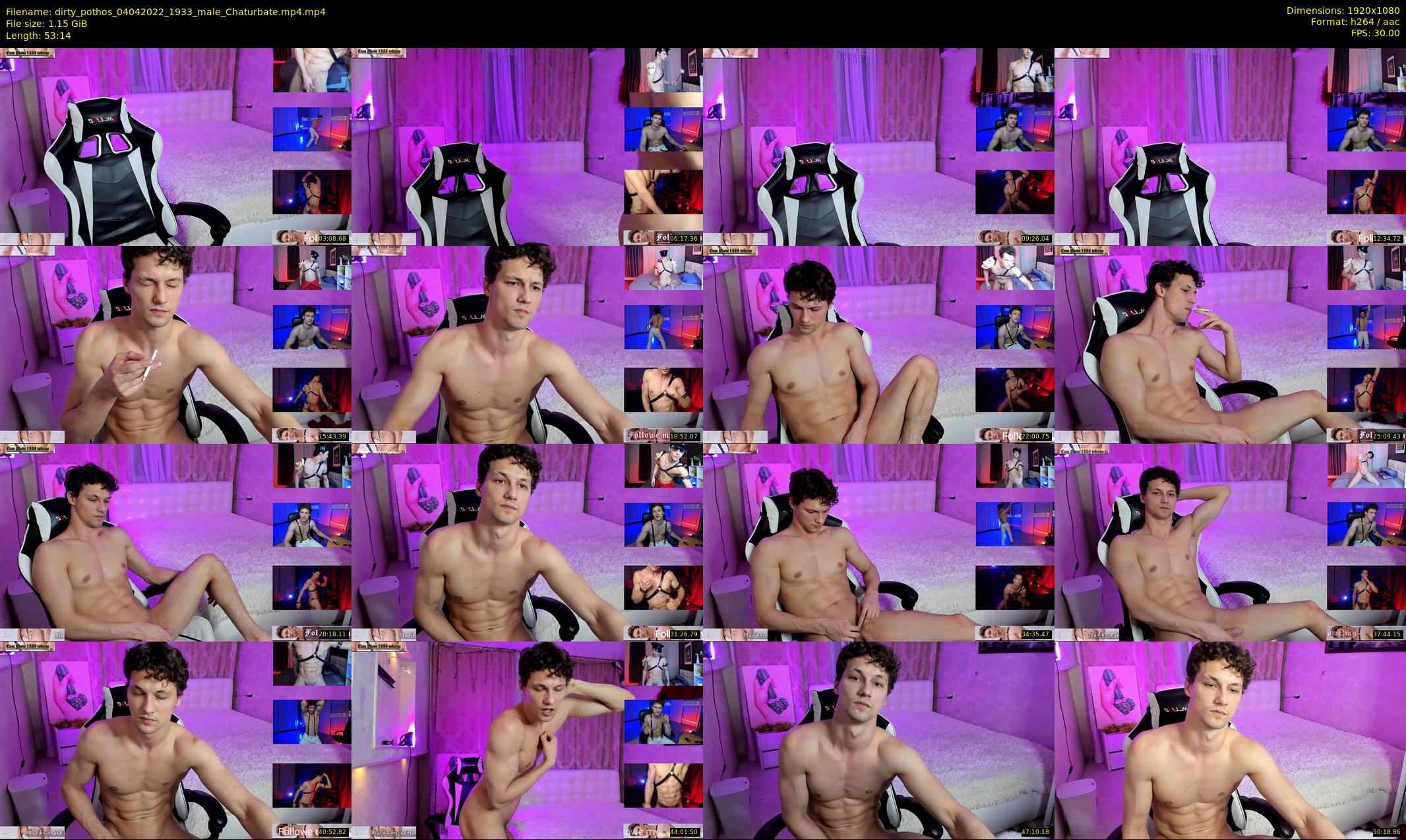 dirty_pothos — 54 minute Chaturbate male cam show recording, 1080p, Apr 4, 2022