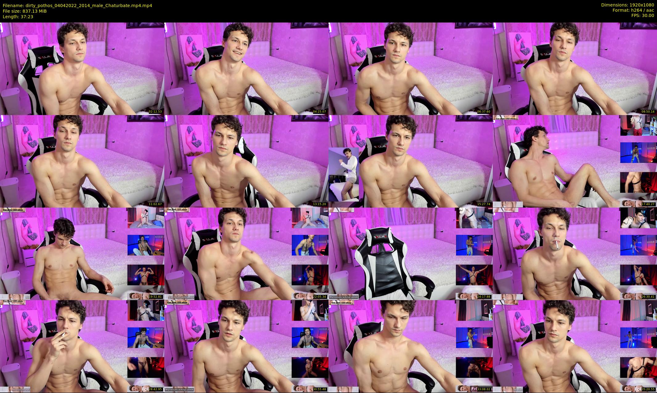 dirty_pothos — 38 minute Chaturbate male cam show recording, 1080p, Apr 4, 2022