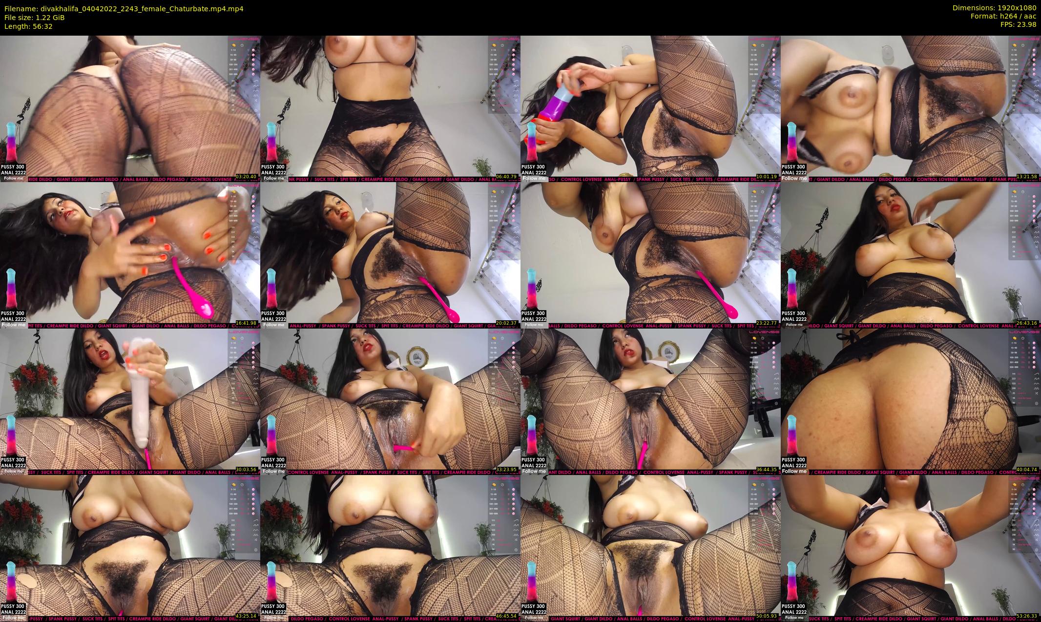 divakhalifa — 57 minute Chaturbate female cam show recording, 1080p, Apr 4, 2022