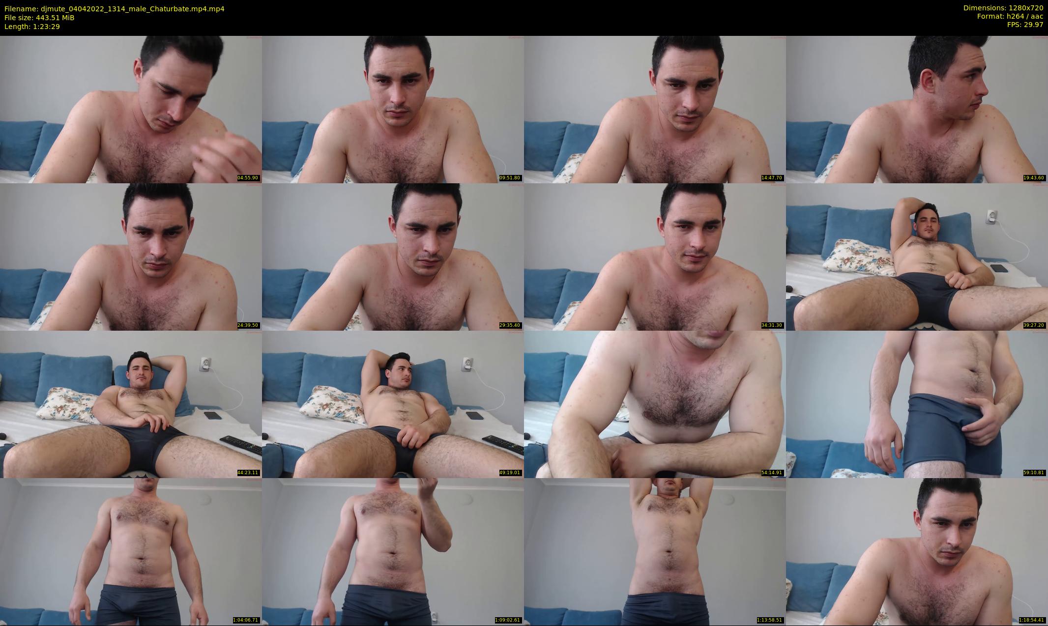 djmute — 84 minute Chaturbate male cam show recording, 720p, Apr 4, 2022