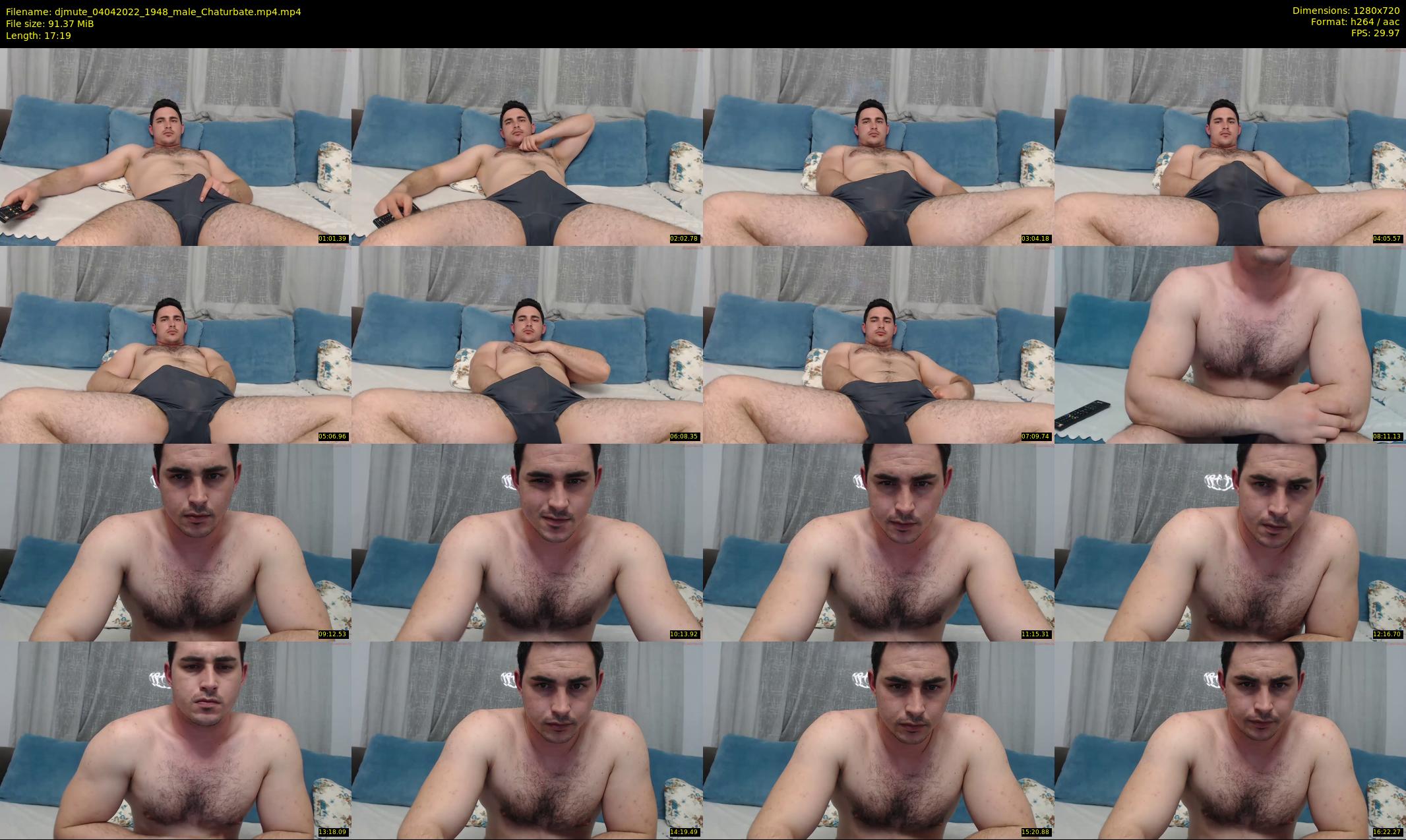 djmute — 18 minute Chaturbate male cam show recording, 720p, Apr 4, 2022