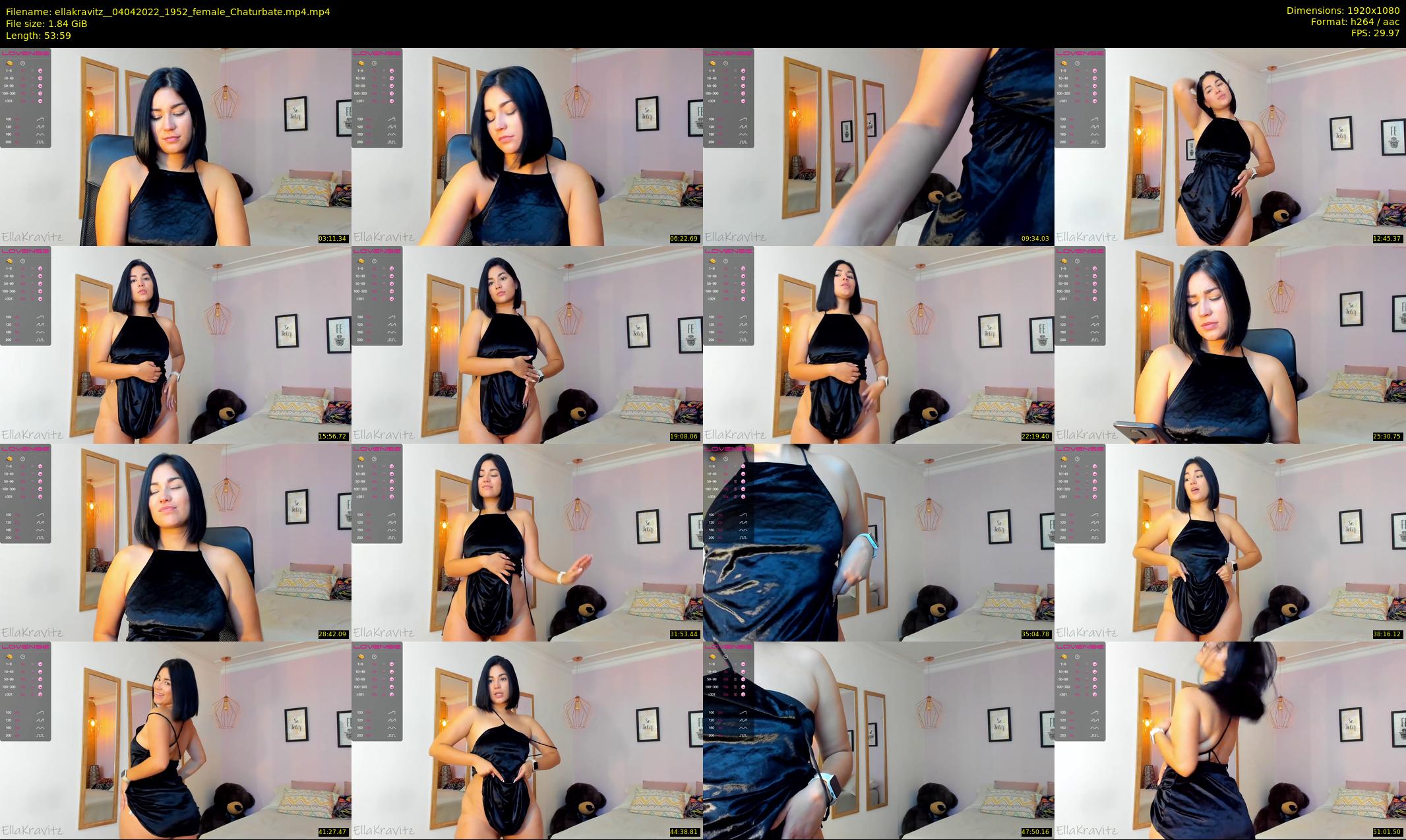 ellakravitz_ — 54 minute Chaturbate female cam show recording, 1080p, Apr 4, 2022