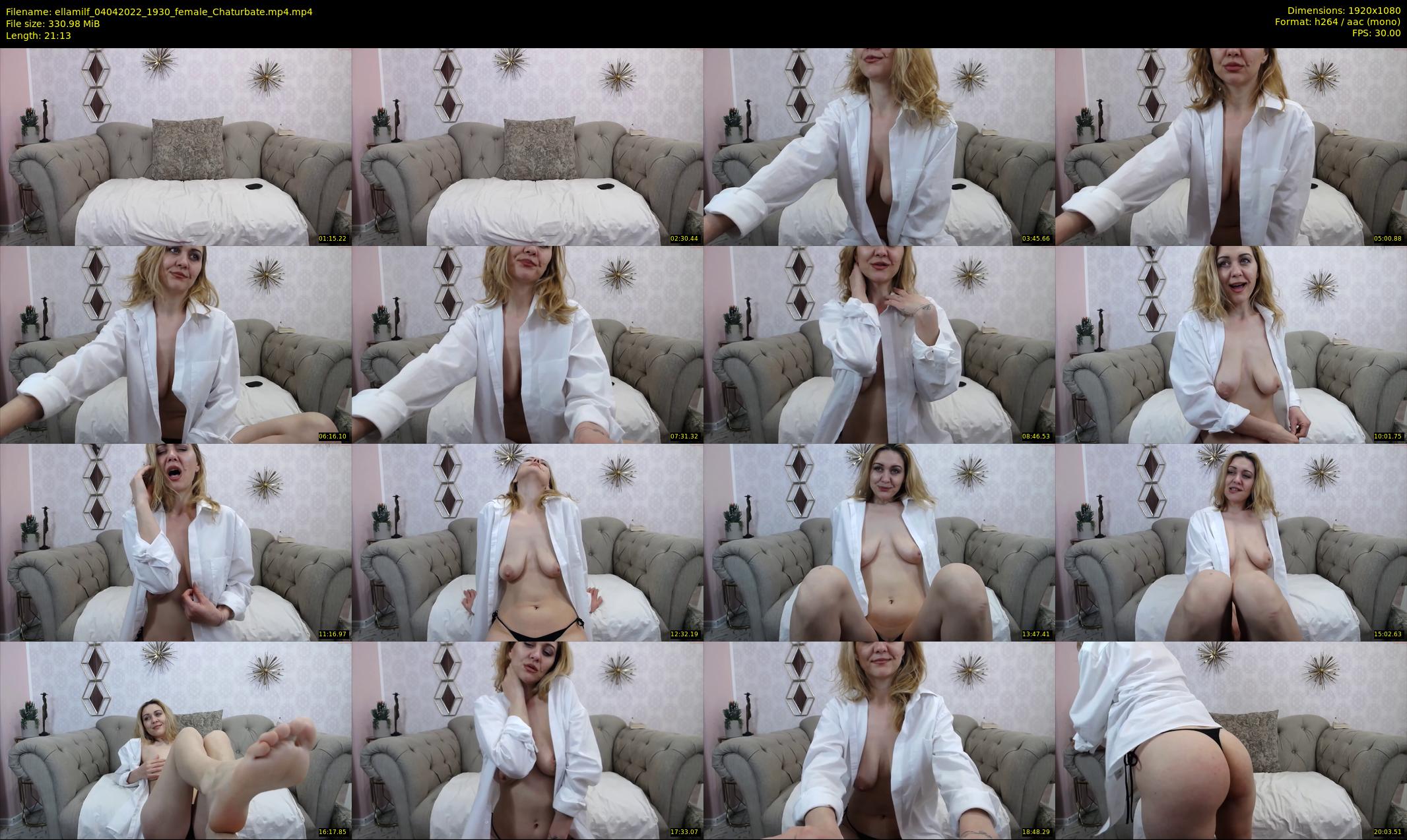 ellamilf — 22 minute Chaturbate female cam show recording, 1080p, Apr 4, 2022
