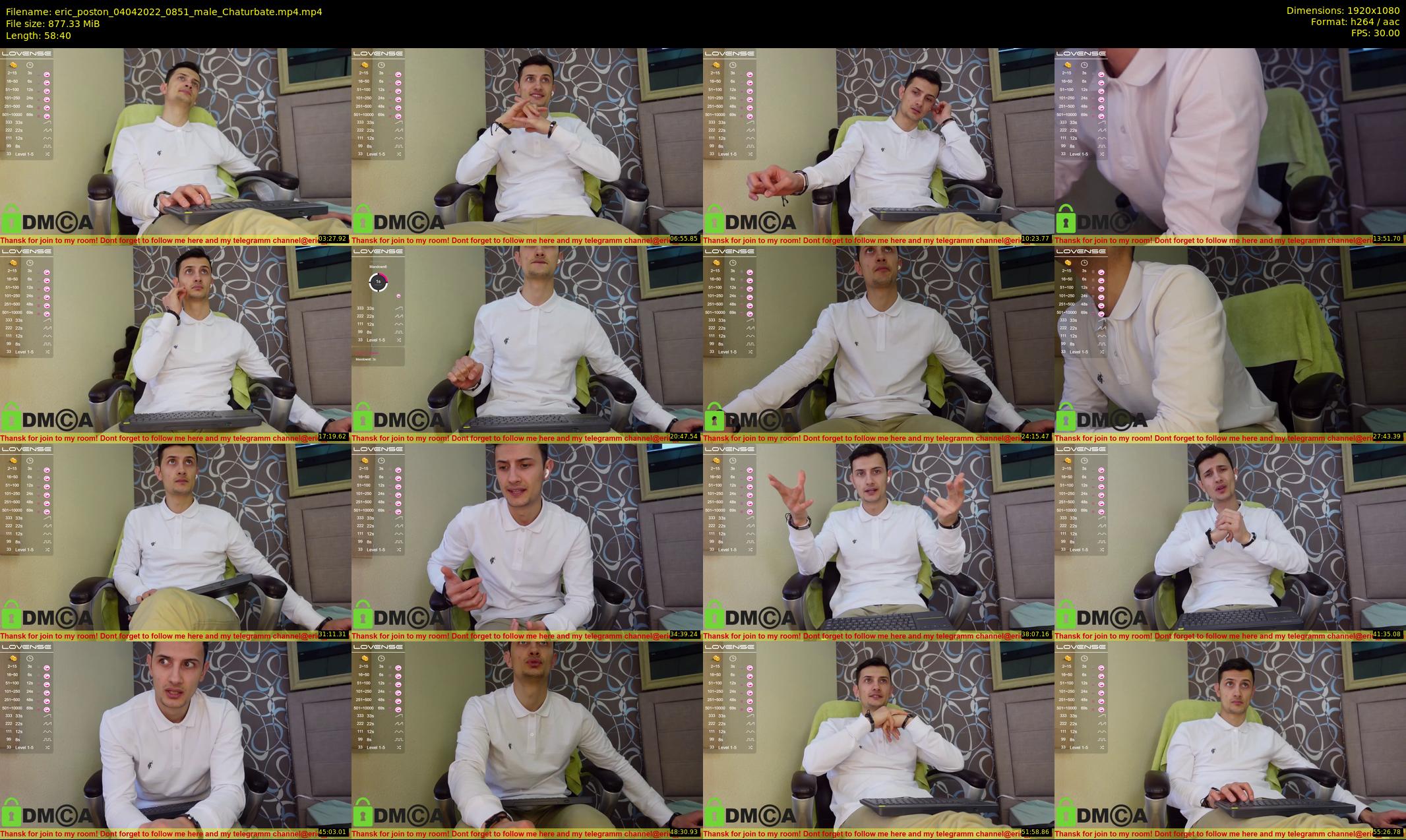 eric_poston — 59 minute Chaturbate male cam show recording, 1080p, Apr 4, 2022