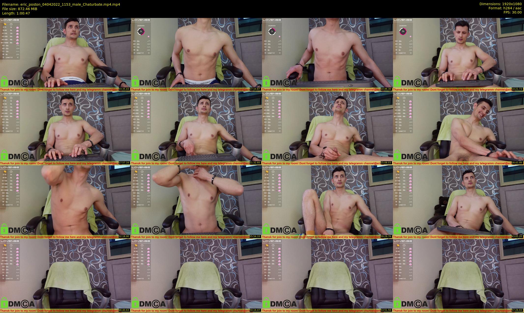 eric_poston — 61 minute Chaturbate male cam show recording, 1080p, Apr 4, 2022