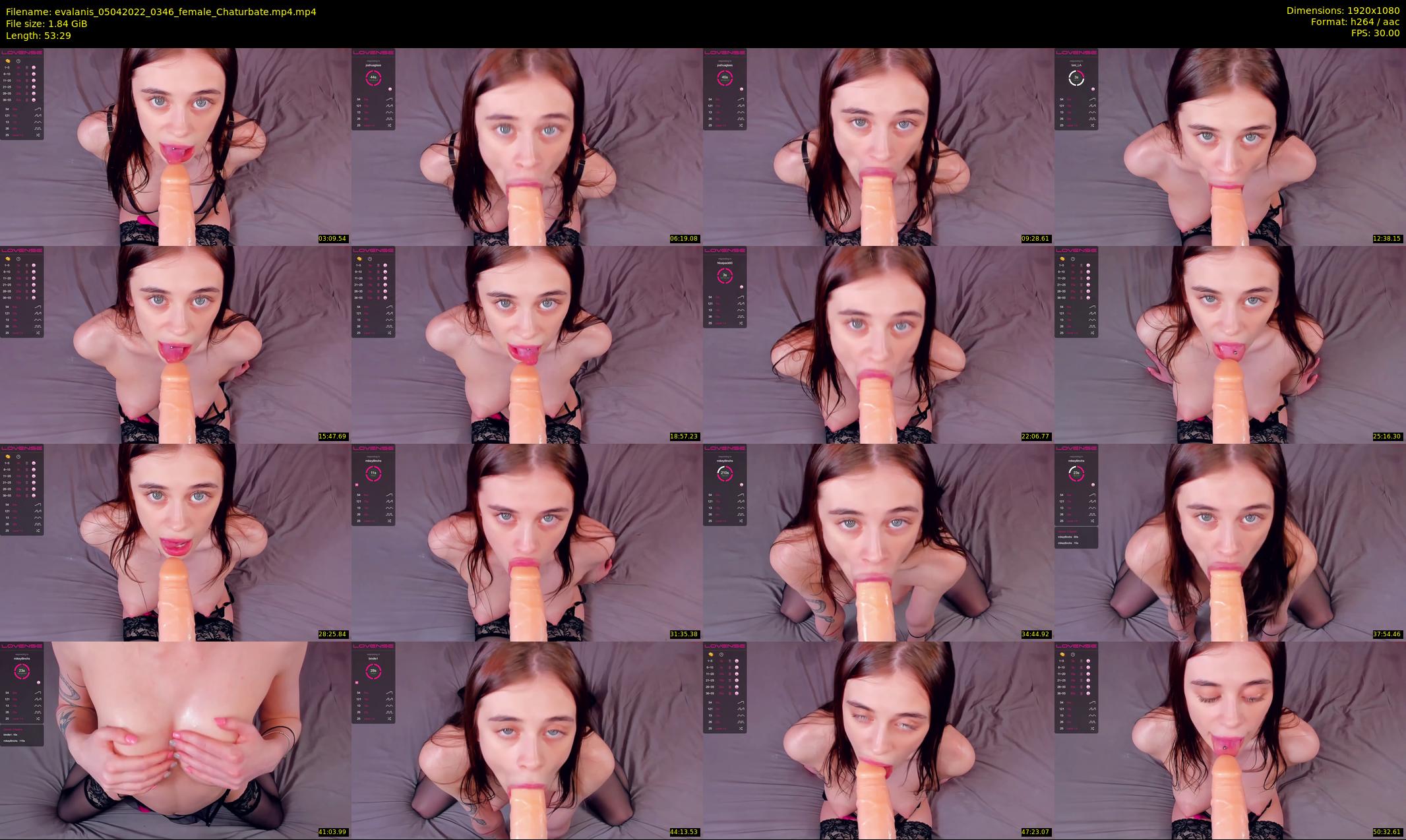 evalanis — 54 minute Chaturbate couple cam show recording, 1080p, Apr 5, 2022