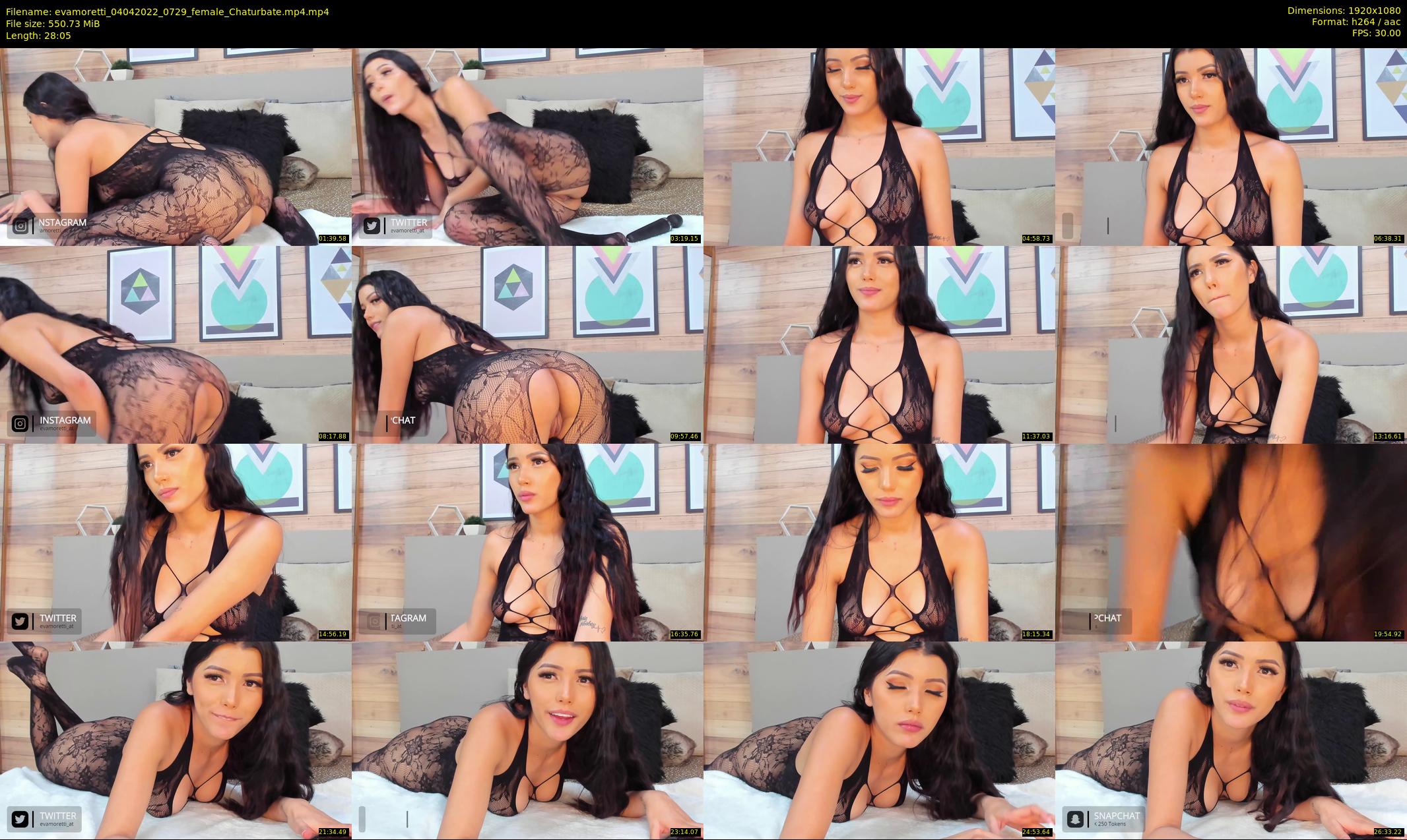 evamoretti — 29 minute Chaturbate female cam show recording, 1080p, Apr 4, 2022