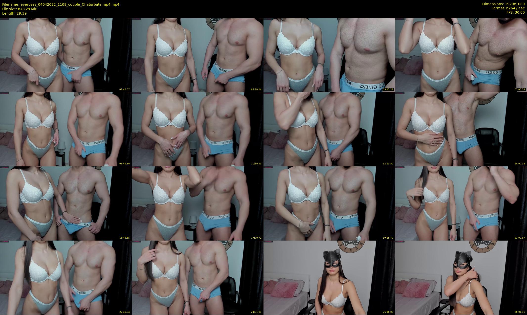 everoses — 30 minute Chaturbate couple cam show recording, 1080p, Apr 4, 2022