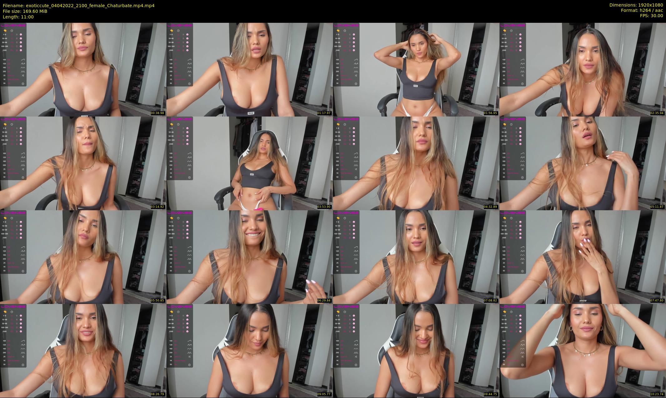 exoticcute — 11 minute Chaturbate female cam show recording, 1080p, Apr 4, 2022