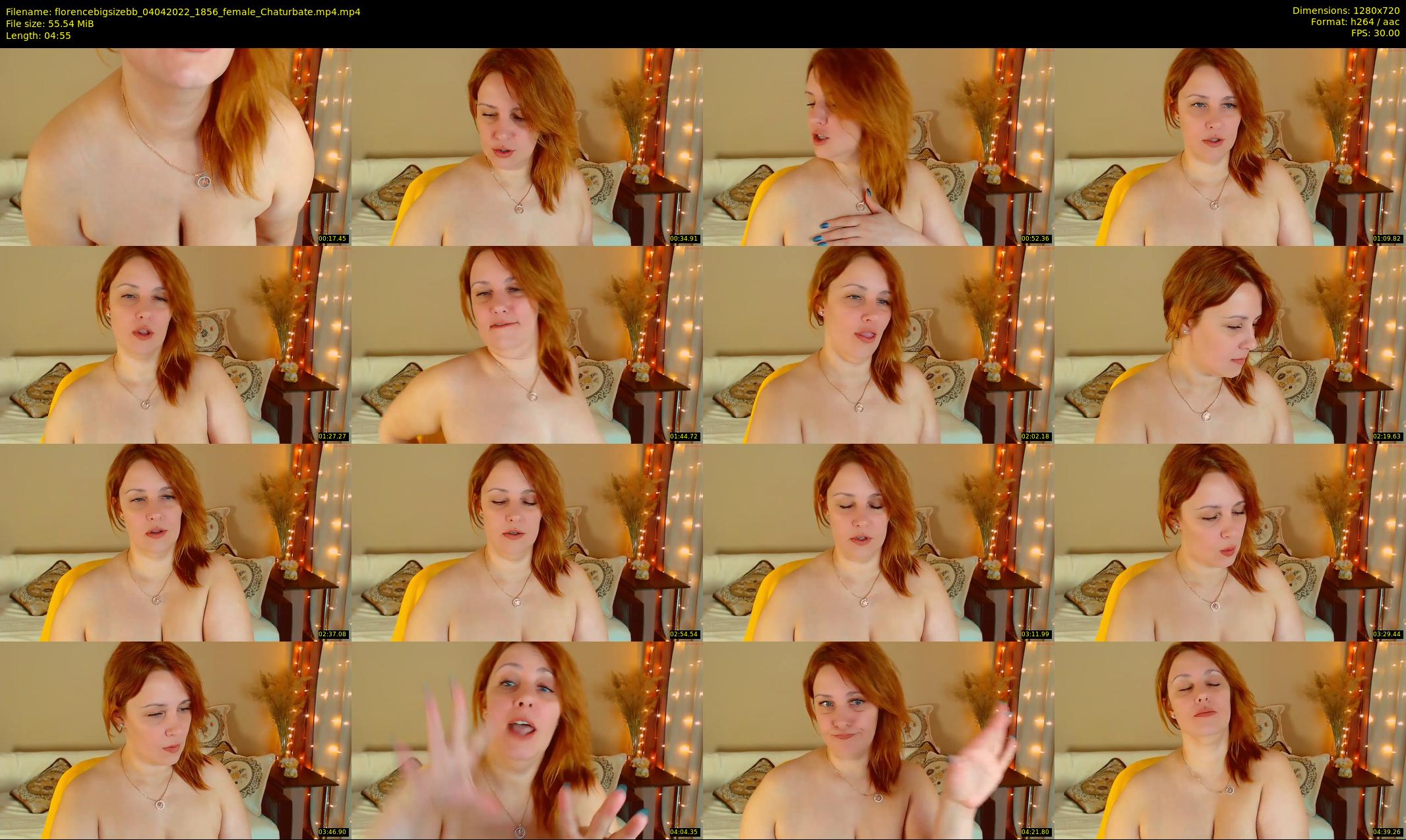 florencebigsizebb — 5 minute Chaturbate female cam show recording, 720p, Apr 4, 2022