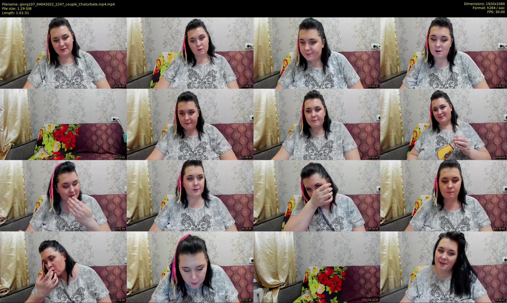 giorg107 — 62 minute Chaturbate couple cam show recording, 1080p, Apr 4, 2022