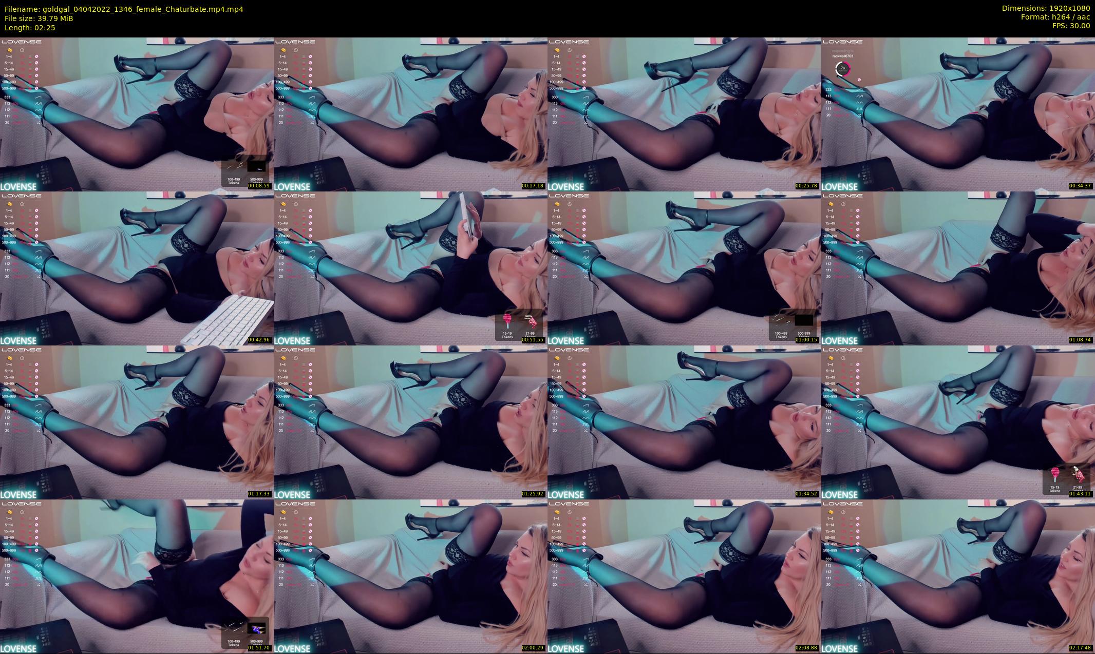 goldgal — 3 minute Chaturbate female cam show recording, 1080p, Apr 4, 2022