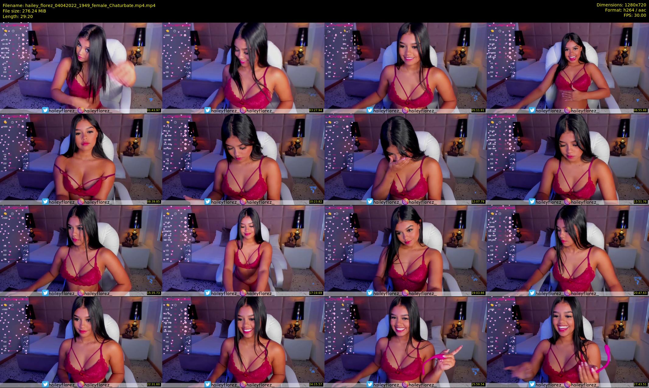 hailey_florez — 30 minute Chaturbate female cam show recording, 720p, Apr 4, 2022