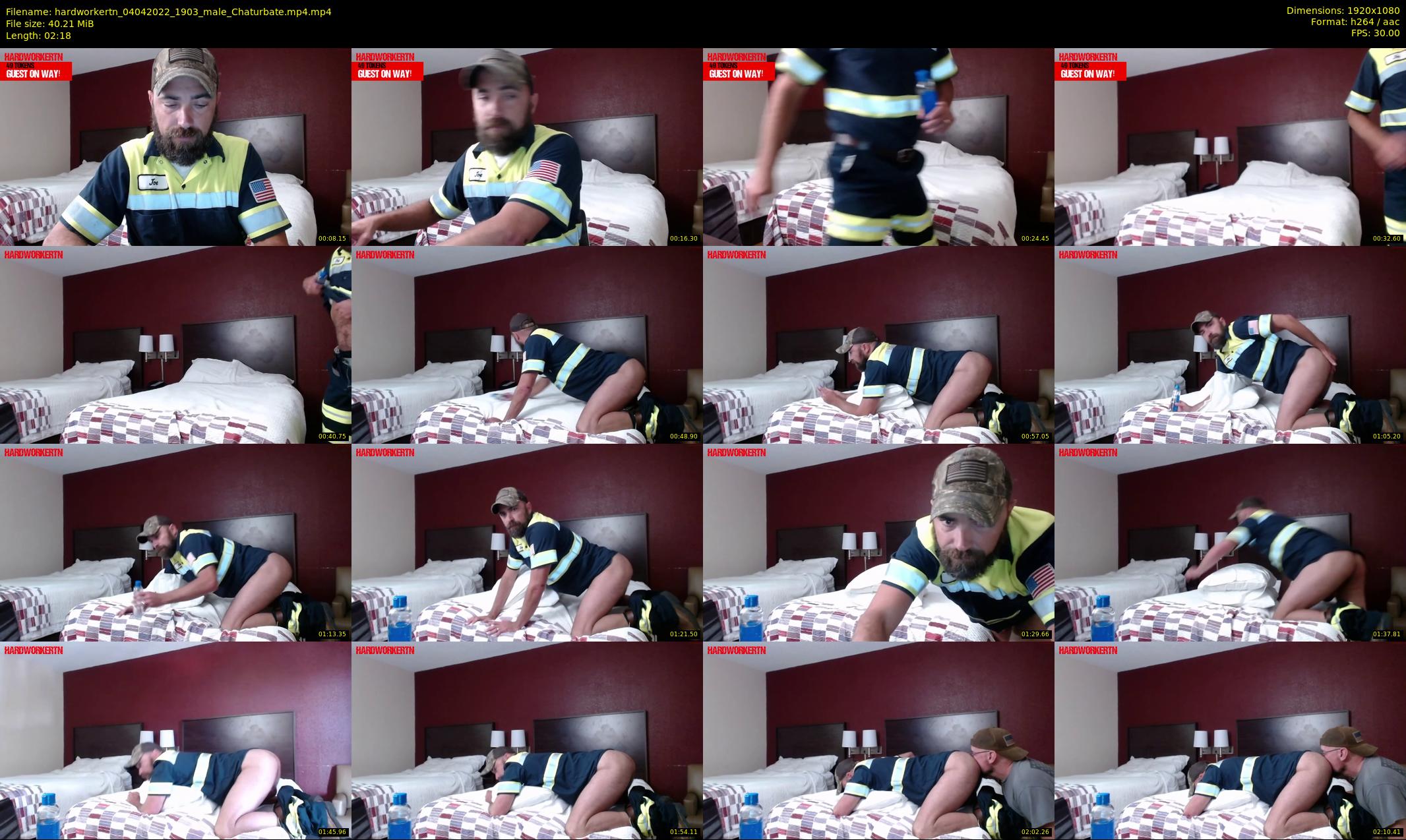 hardworkertn — 3 minute Chaturbate male cam show recording, 1080p, Apr 4, 2022
