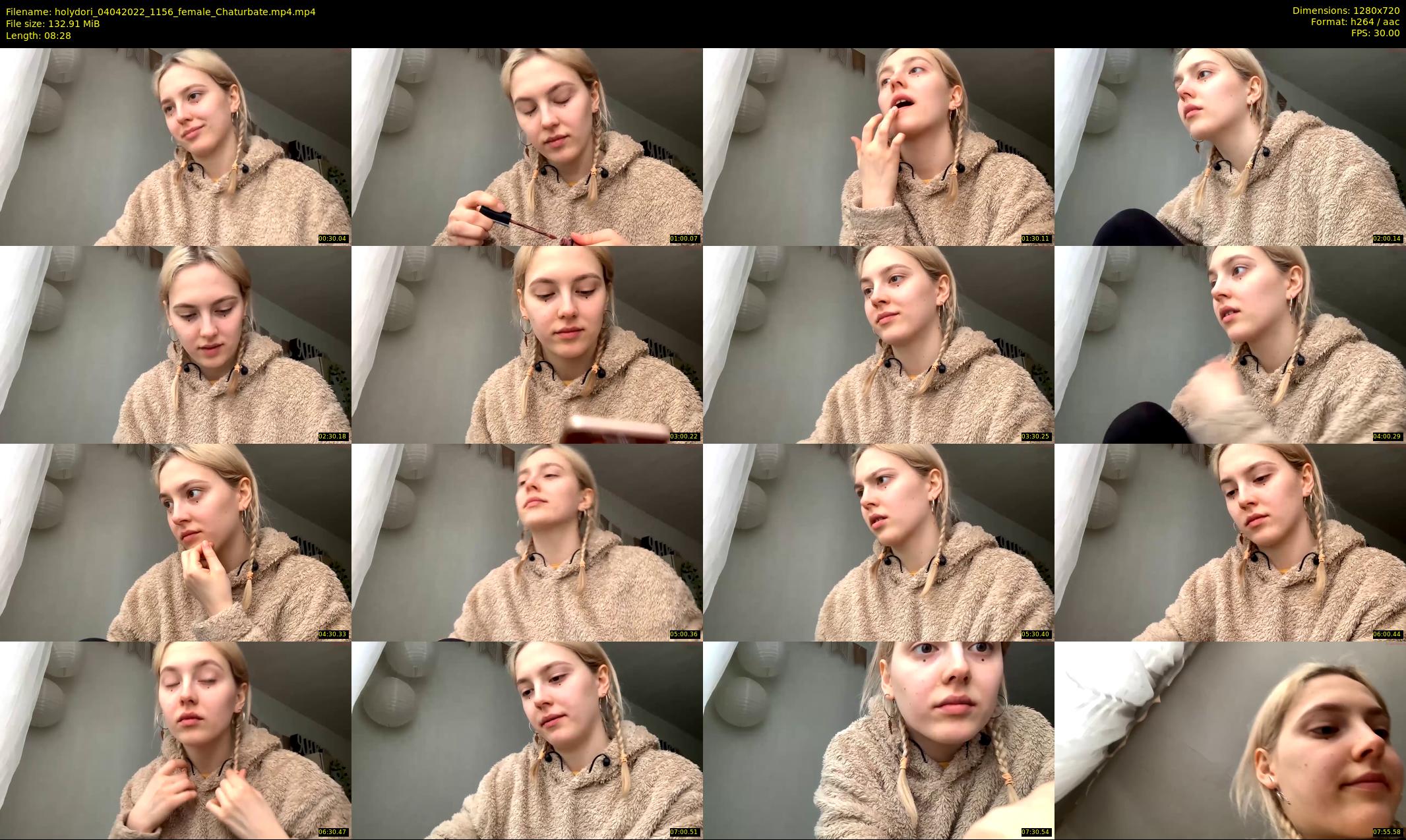 holydori — 9 minute Chaturbate female cam show recording, 720p, Apr 4, 2022