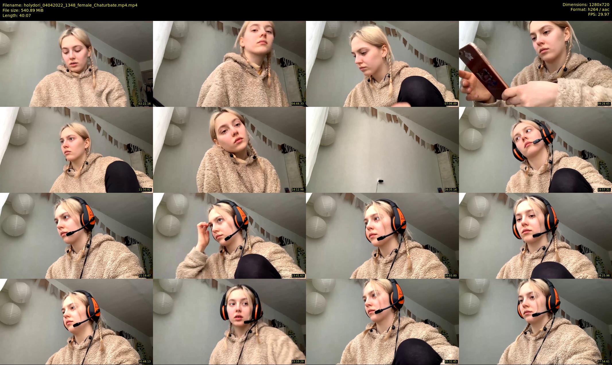 holydori — 41 minute Chaturbate female cam show recording, 720p, Apr 4, 2022