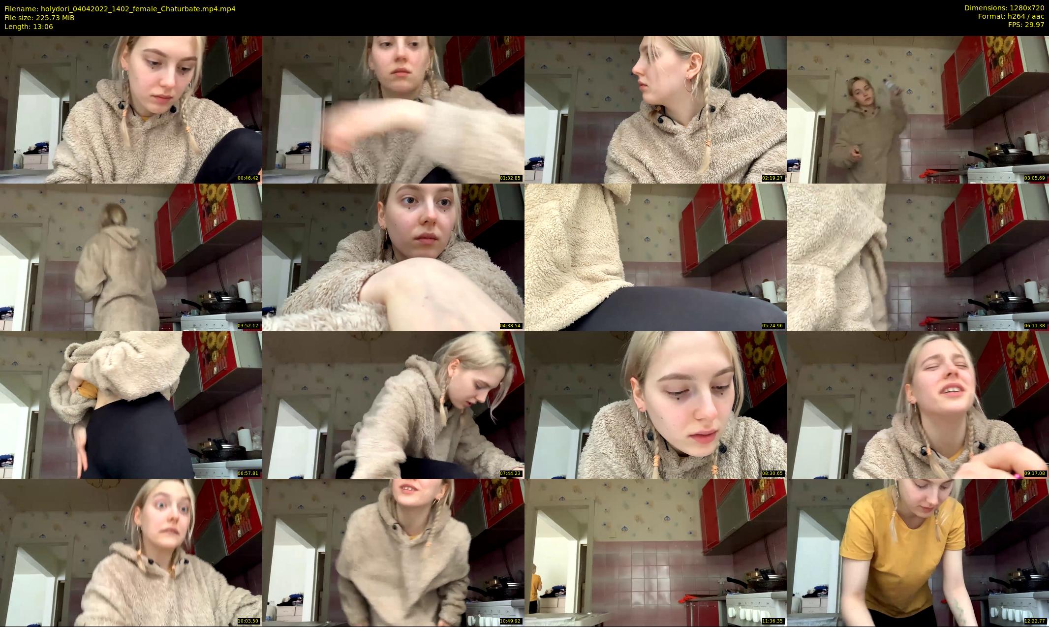 holydori — 14 minute Chaturbate female cam show recording, 720p, Apr 4, 2022