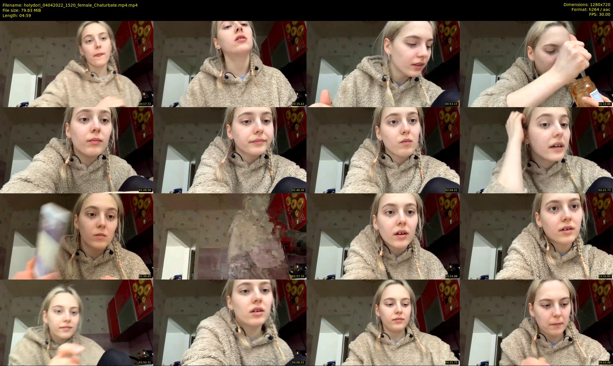 holydori — 5 minute Chaturbate female cam show recording, 720p, Apr 4, 2022