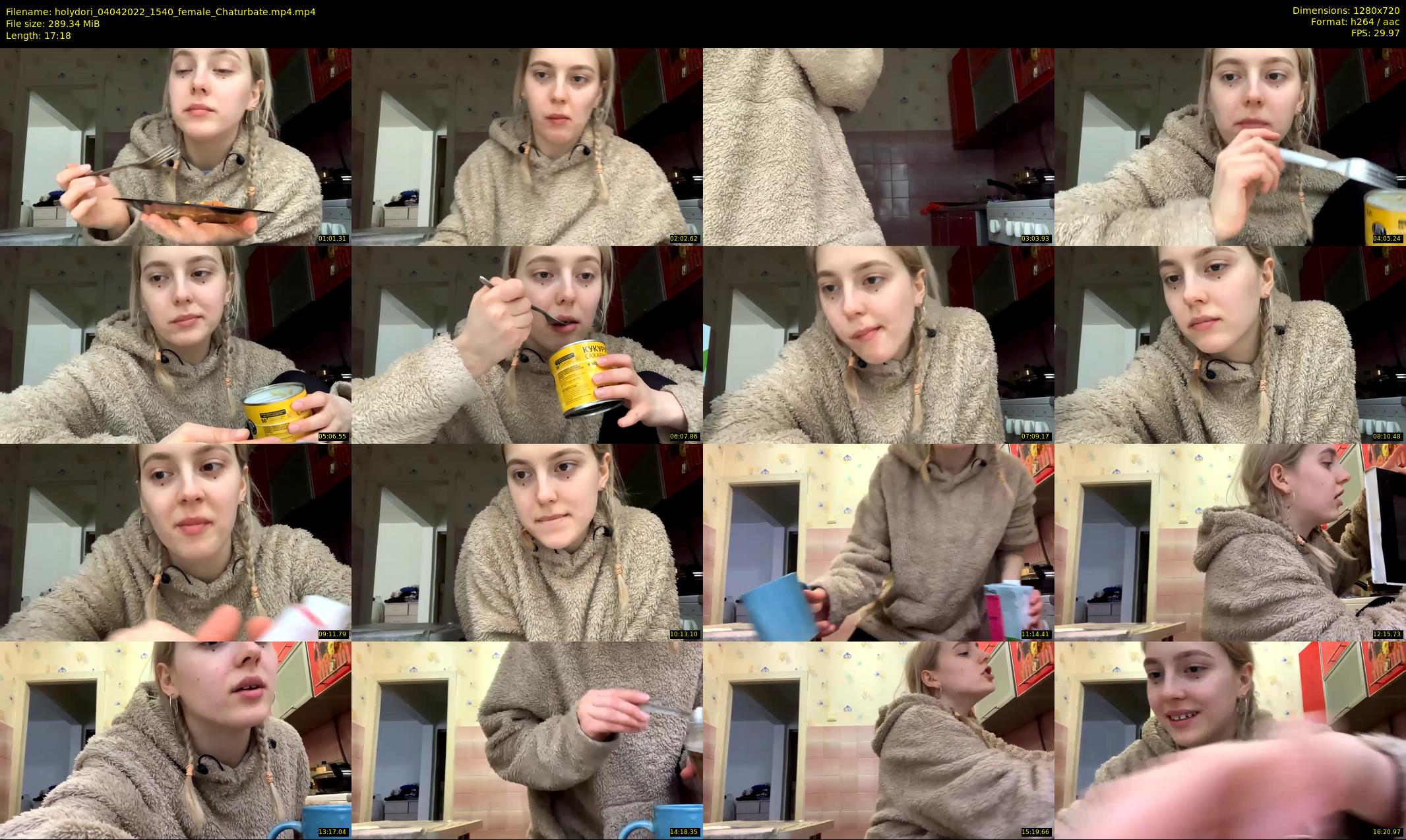 holydori — 18 minute Chaturbate female cam show recording, 720p, Apr 4, 2022