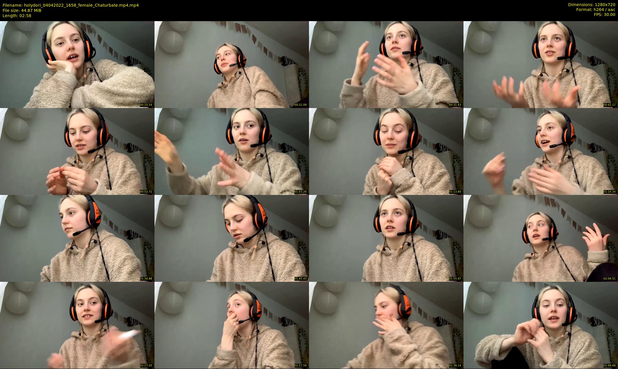 holydori — 3 minute Chaturbate female cam show recording, 720p, Apr 4, 2022