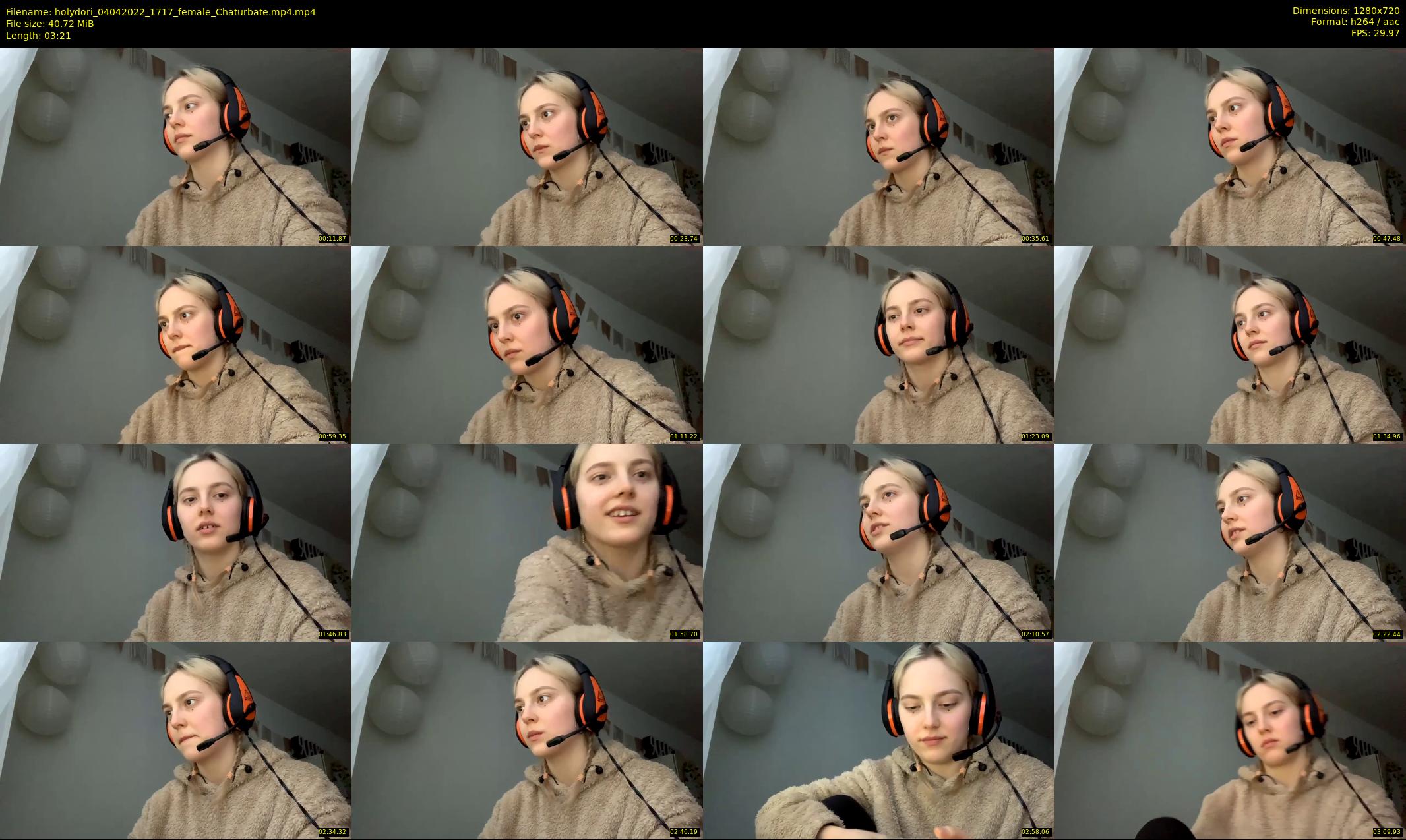 holydori — 4 minute Chaturbate female cam show recording, 720p, Apr 4, 2022