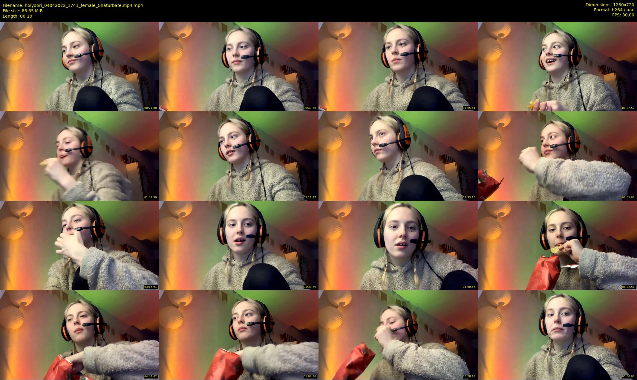 holydori — 7 minute Chaturbate female cam show recording, 720p, Apr 4, 2022