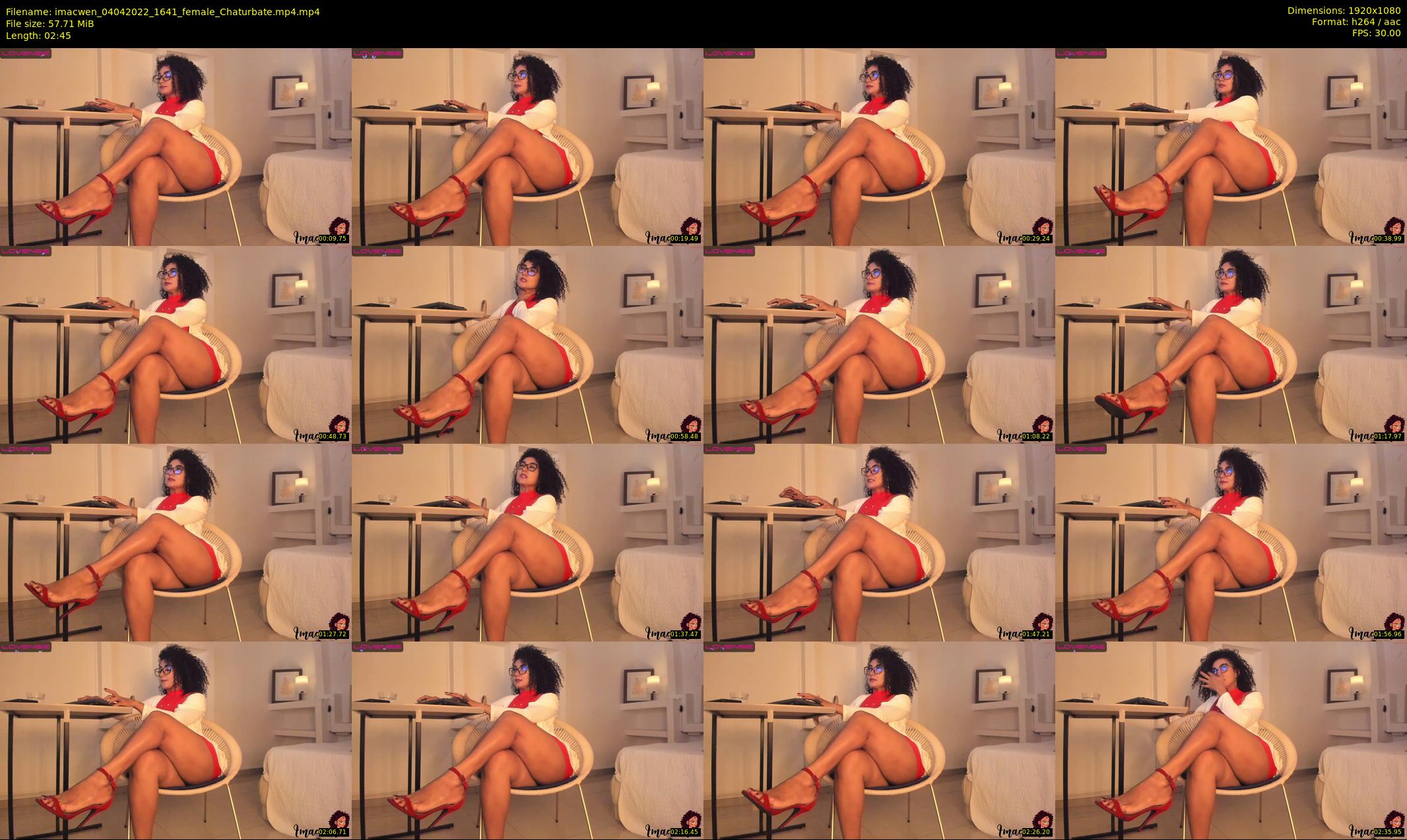 imacwen — 3 minute Chaturbate female cam show recording, 1080p, Apr 4, 2022