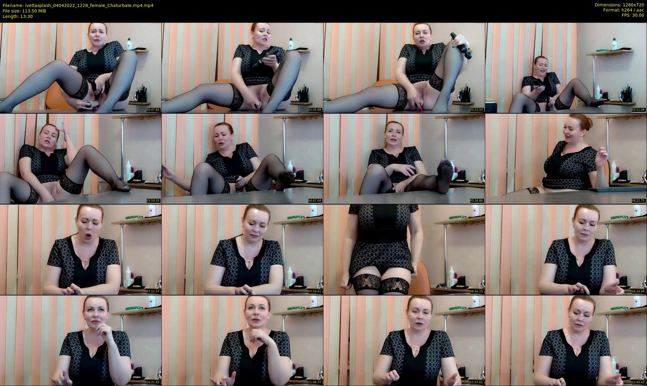 ivettasplash — 14 minute Chaturbate female cam show recording, 720p, Apr 4, 2022