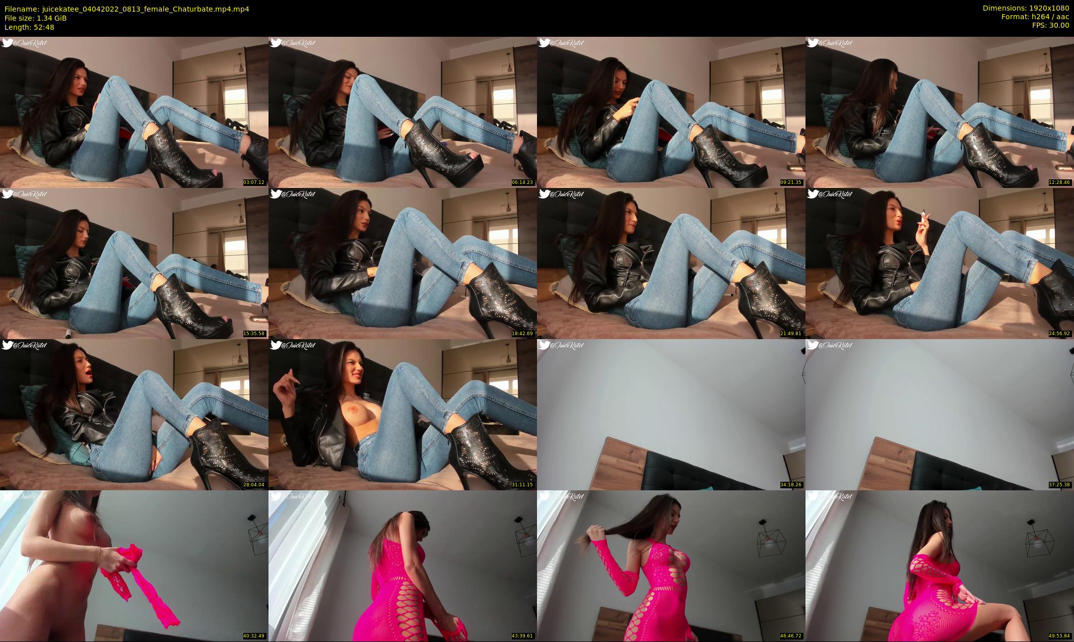 juicekatee — 53 minute Chaturbate female cam show recording, 1080p, Apr 4, 2022